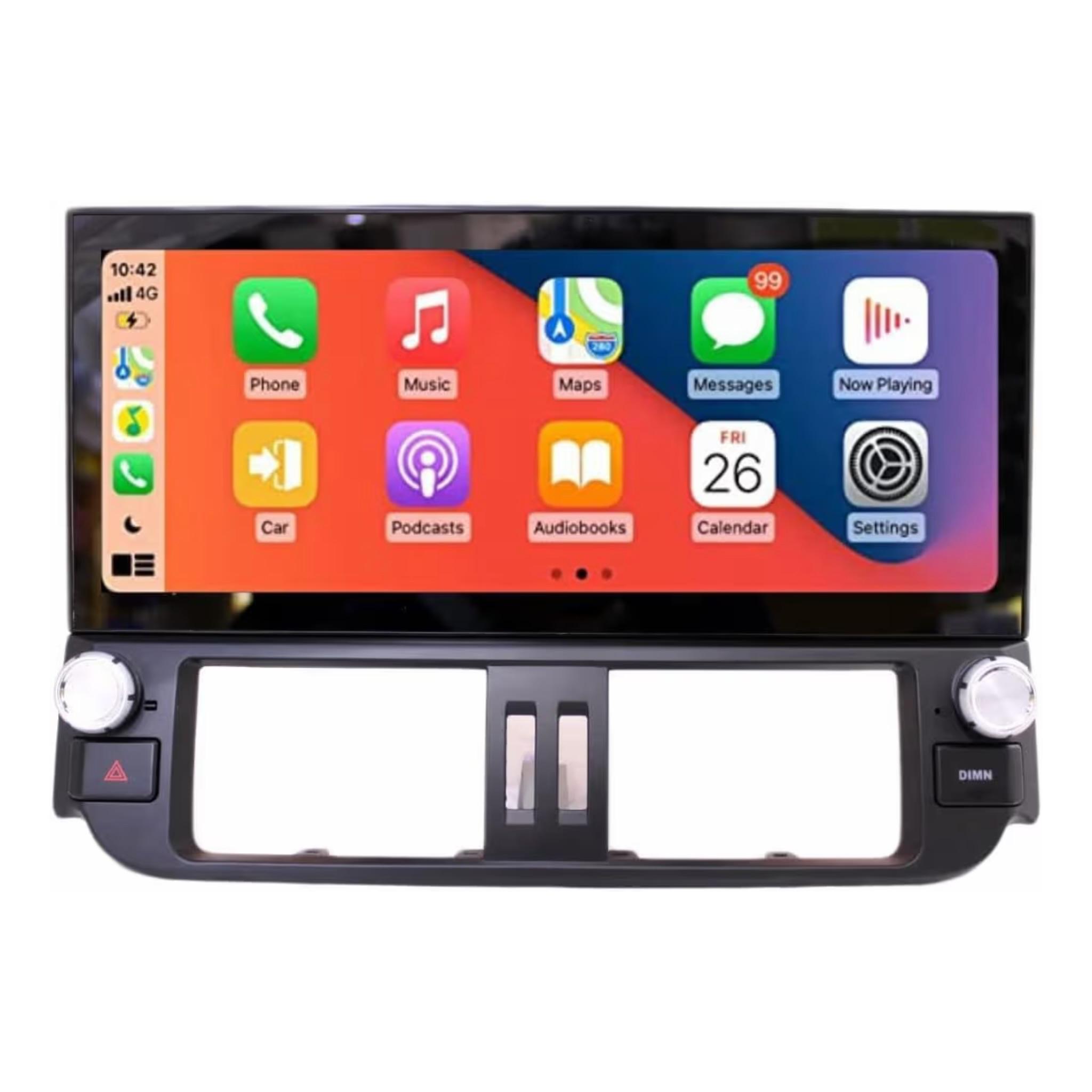 Android Car Stereo 12.3 Inch For Toyota Prado 2010-2013 IPS.QLED Touch Screen with AHD Camera Included