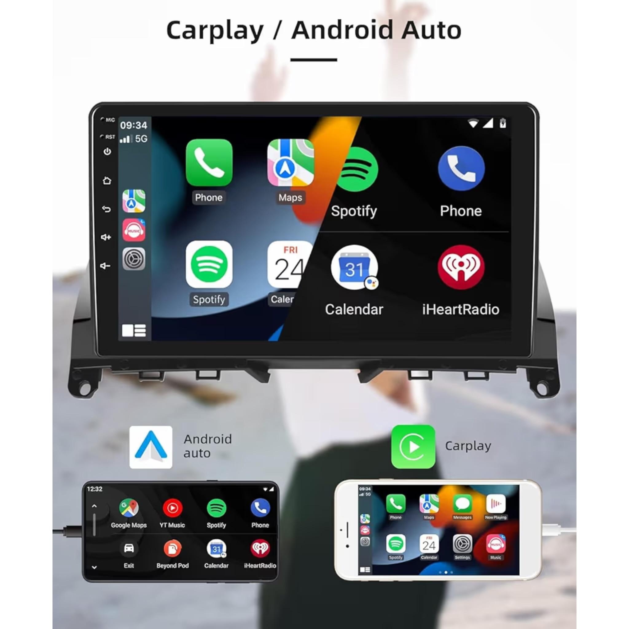 Android Car Stereo for Mercedes Benz C Class W204 S204 2007-2014 9 Inch IPS.QLED Touch Screen with AHD Camera Included - Image 3