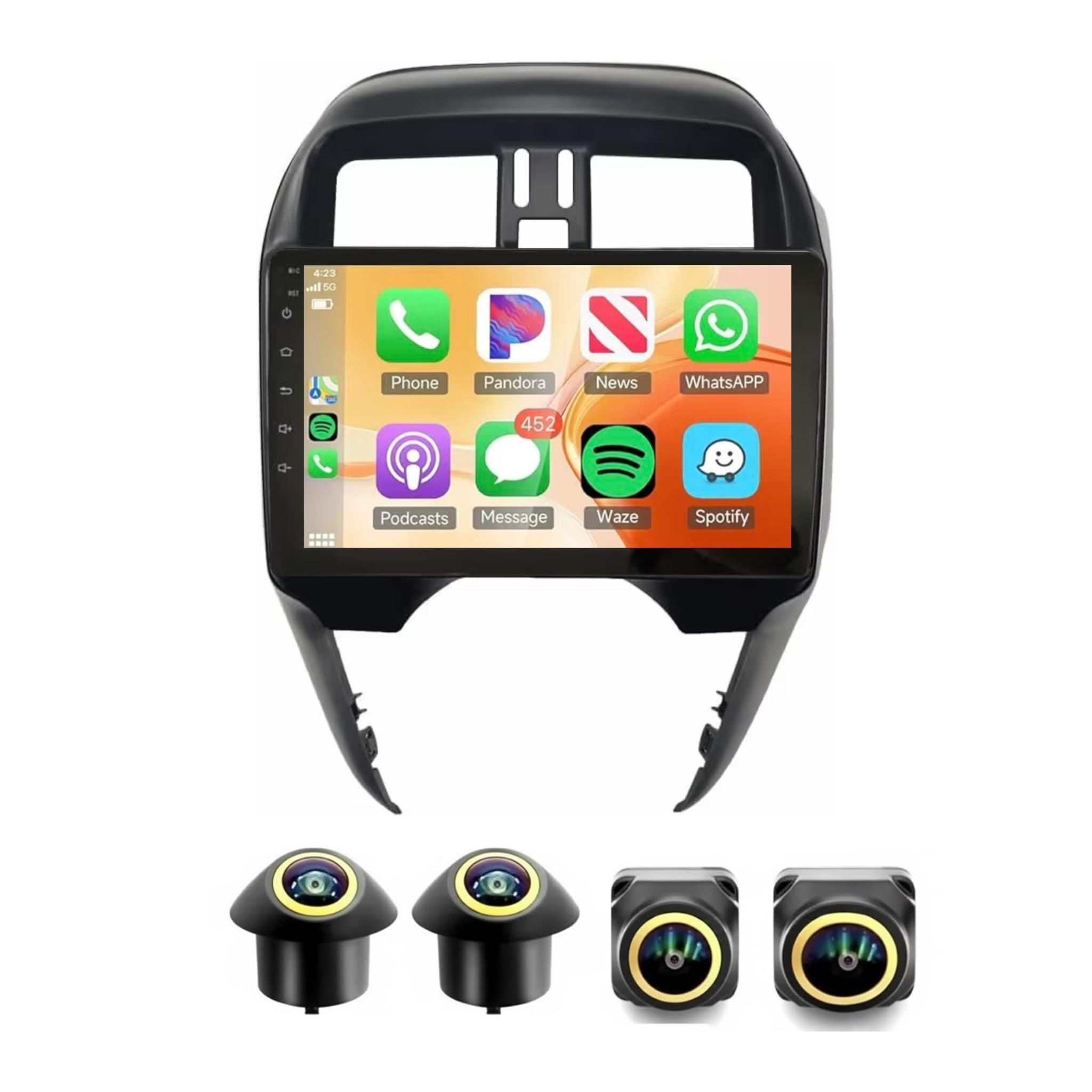 Android Car Stereo for Nissan Sunny 2014-2019 10 Inch IPS.QLED Touch Screen with AHD Camera Included - Image 2