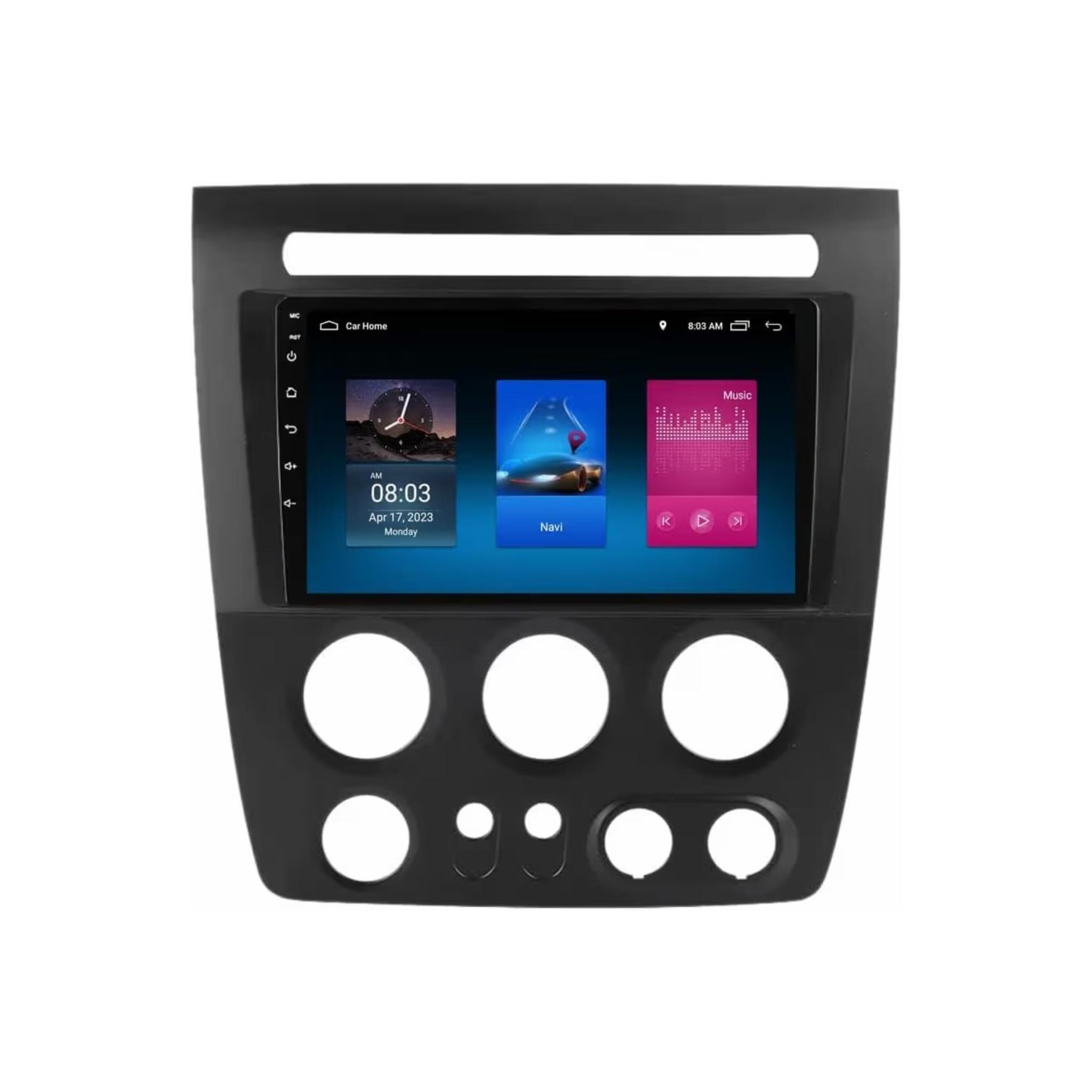 Android Car Stereo for Hummer H3 2005-2010 9 Inch IPS.QLED Touch Screen with AHD Camera Included
