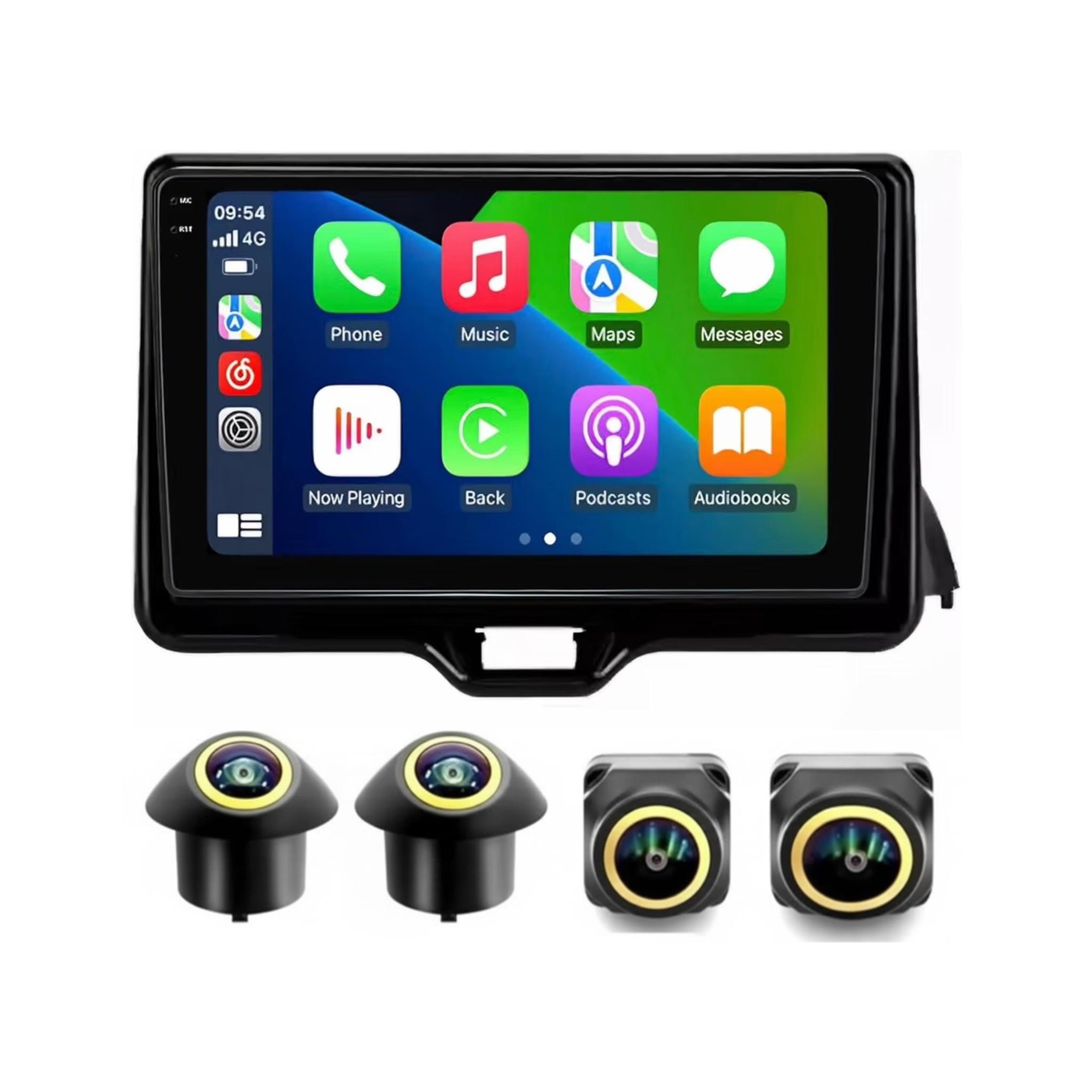 Android Car Stereo for Toyota Yaris 2022-2023 10 Inch MirrorLink WiFi BT, IPS Touch Screen with AHD Camera Included - Image 2