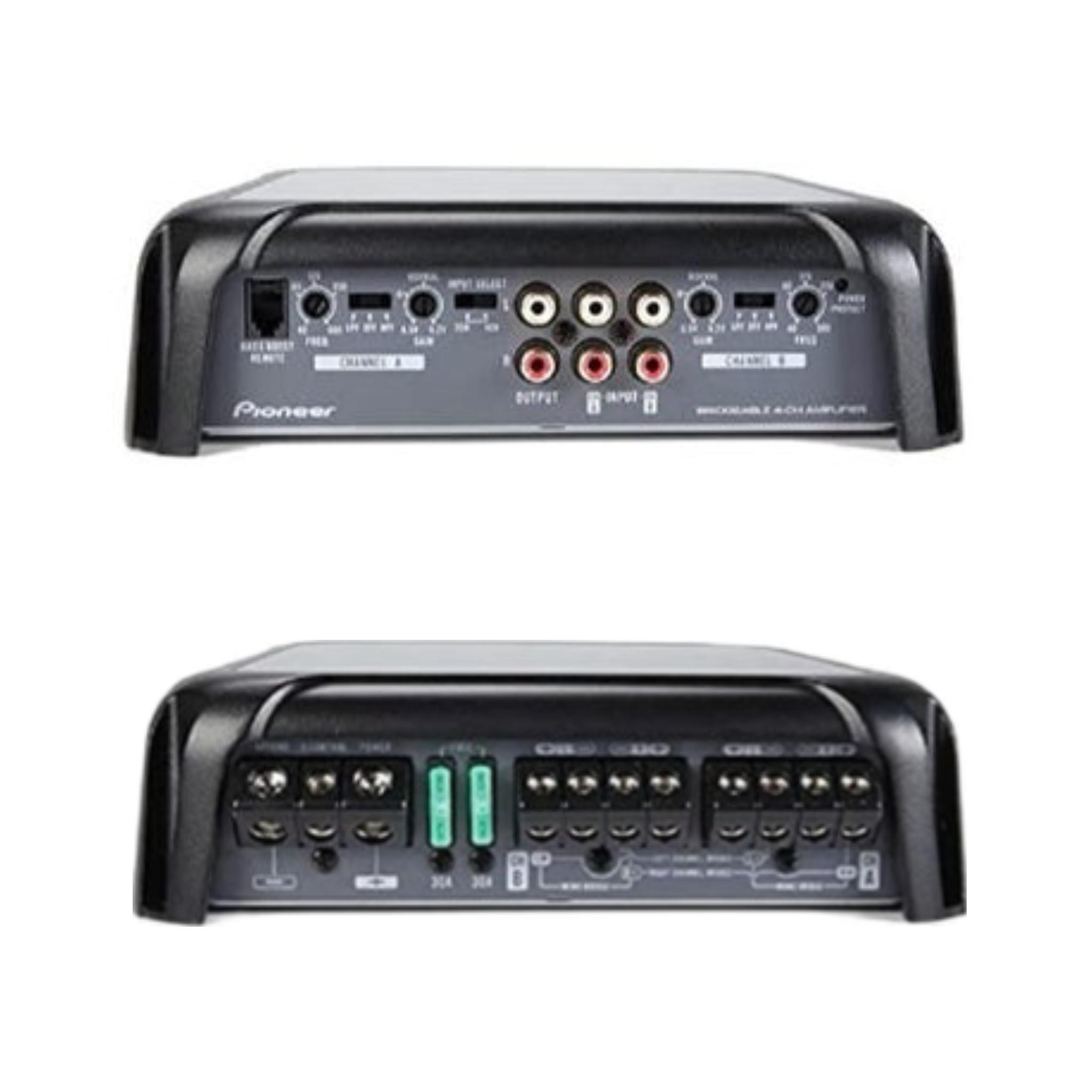 Pioneer GM-DX874 Class FD 4-Channel Bridgeable Amplifier with Wired Bass Boost Remote,1,200 Watts - Image 2
