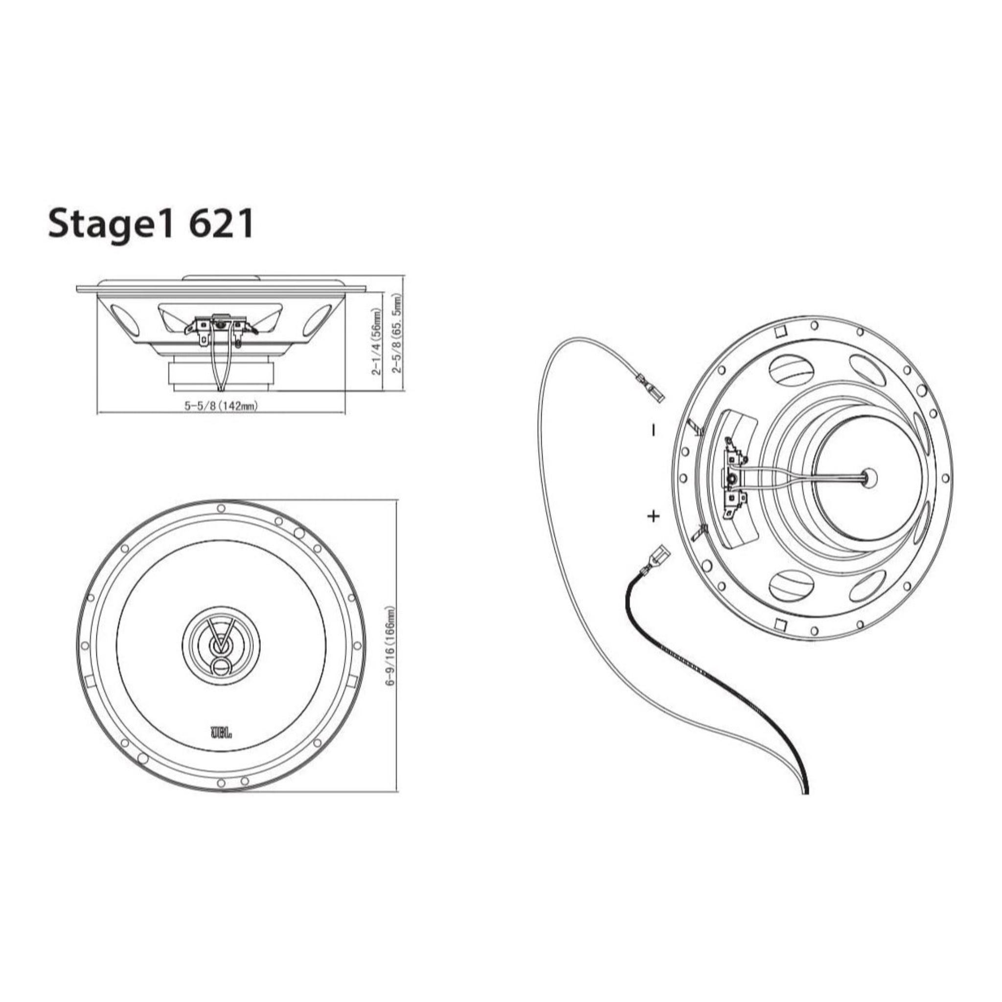 JBL Stage1 621F 45Watt 2.0 Channel Speaker - Image 2