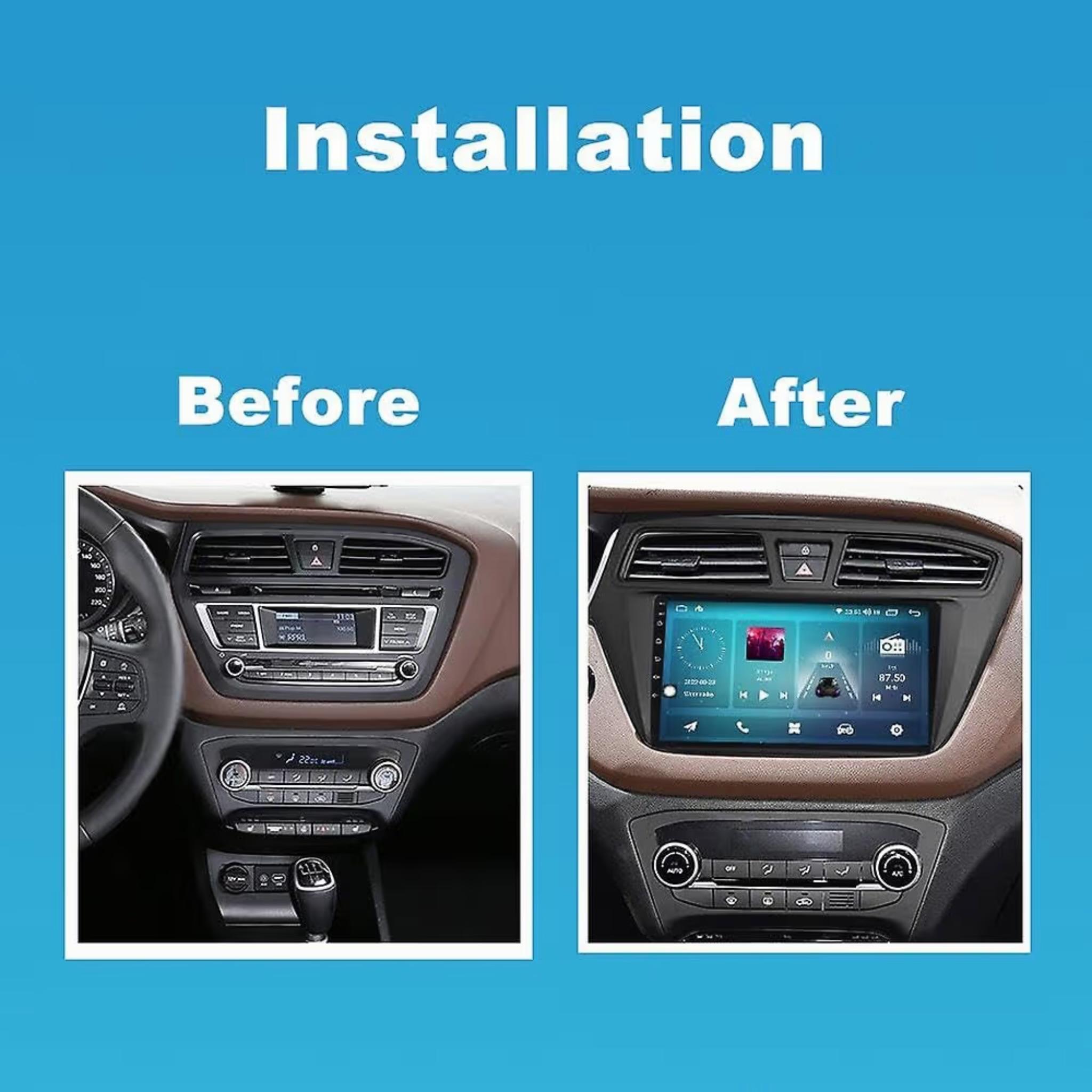 Android Car Stereo for Hyundai i20 2014-2019 9 Inch IPS.QLED Touch Screen with AHD Camera Included - Image 3