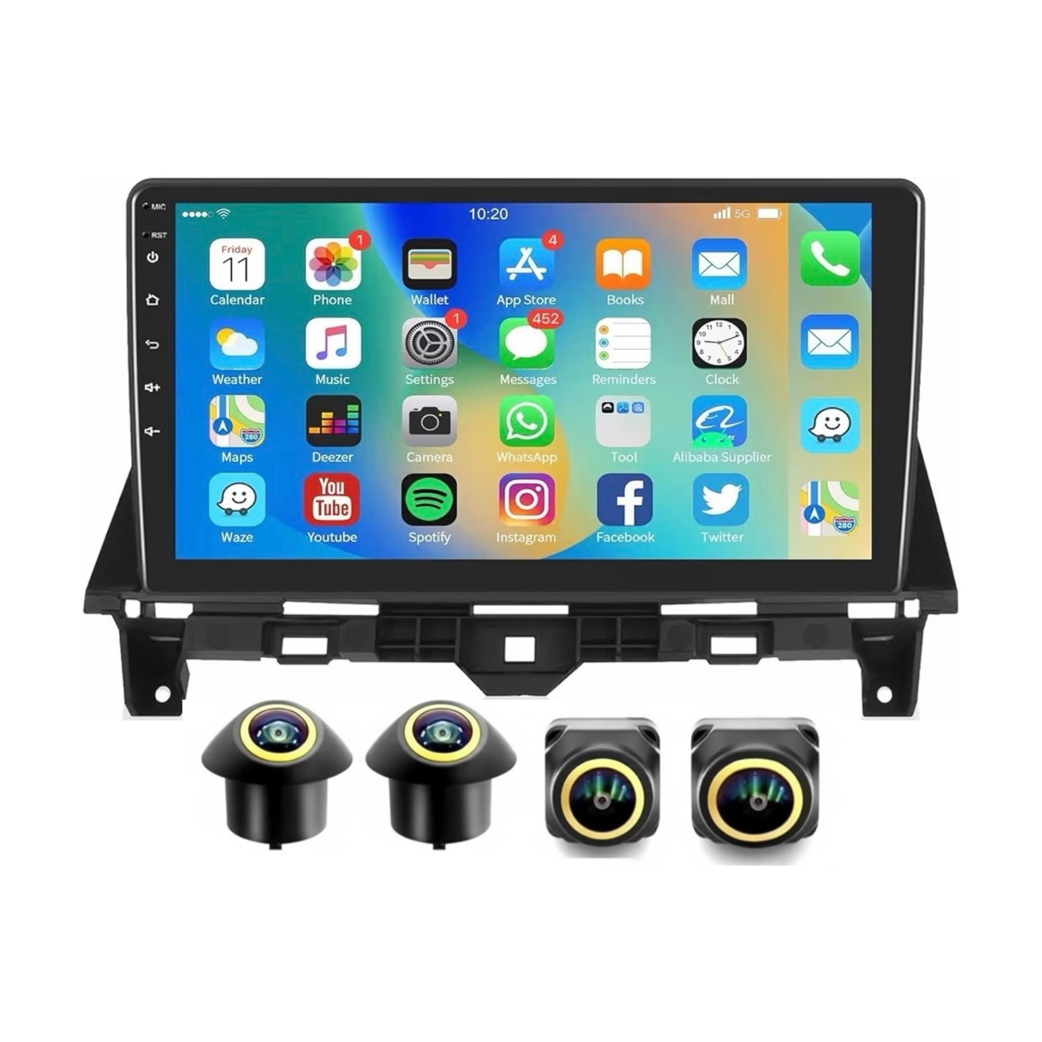 Android Car Stereo for Honda Accord 2008-2013 10 Inch IPS.QLED Touch Screen with AHD Camera Included - Image 2