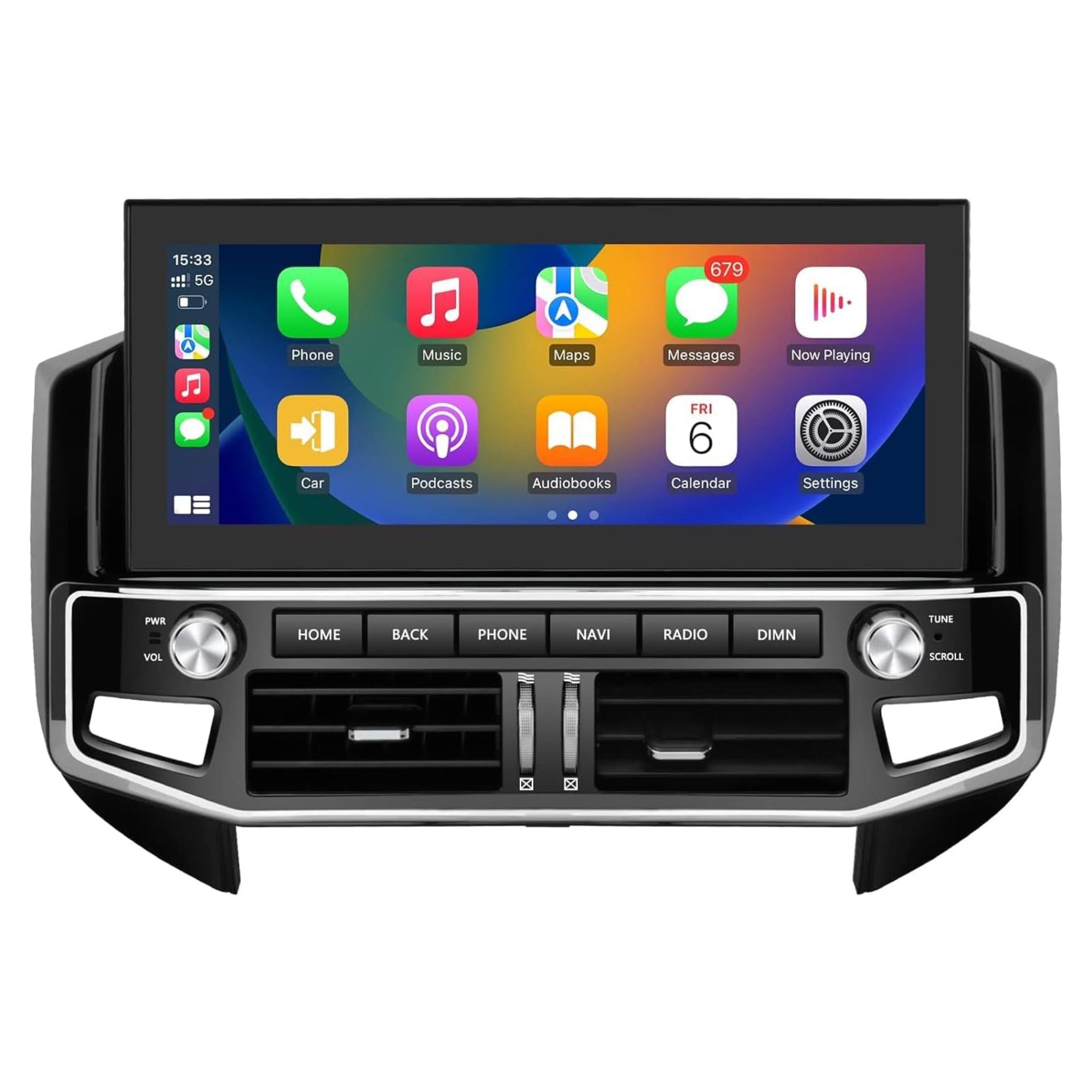 Android Car Stereo 12.3 Inch For Mitsubishi Pajero V80 V90 V97 2007-2022 IPS.QLED Touch Screen with AHD Camera Included