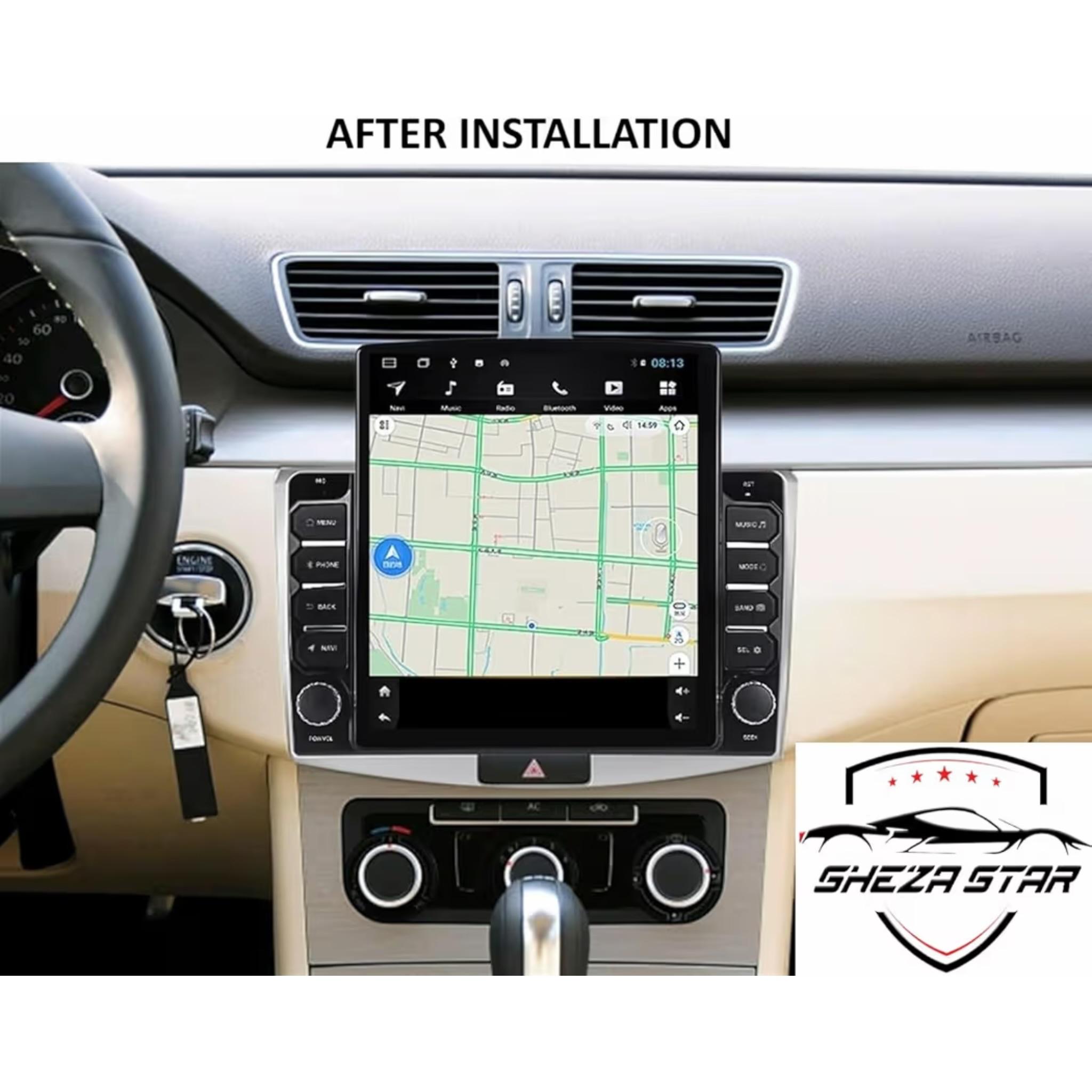 Android Tesla style Vertical Screen for Mercedes-Benz C Class W204 2008-2010  9.7 Inch IPS.QLED Touch Screen with AHD Camera Included - Image 2