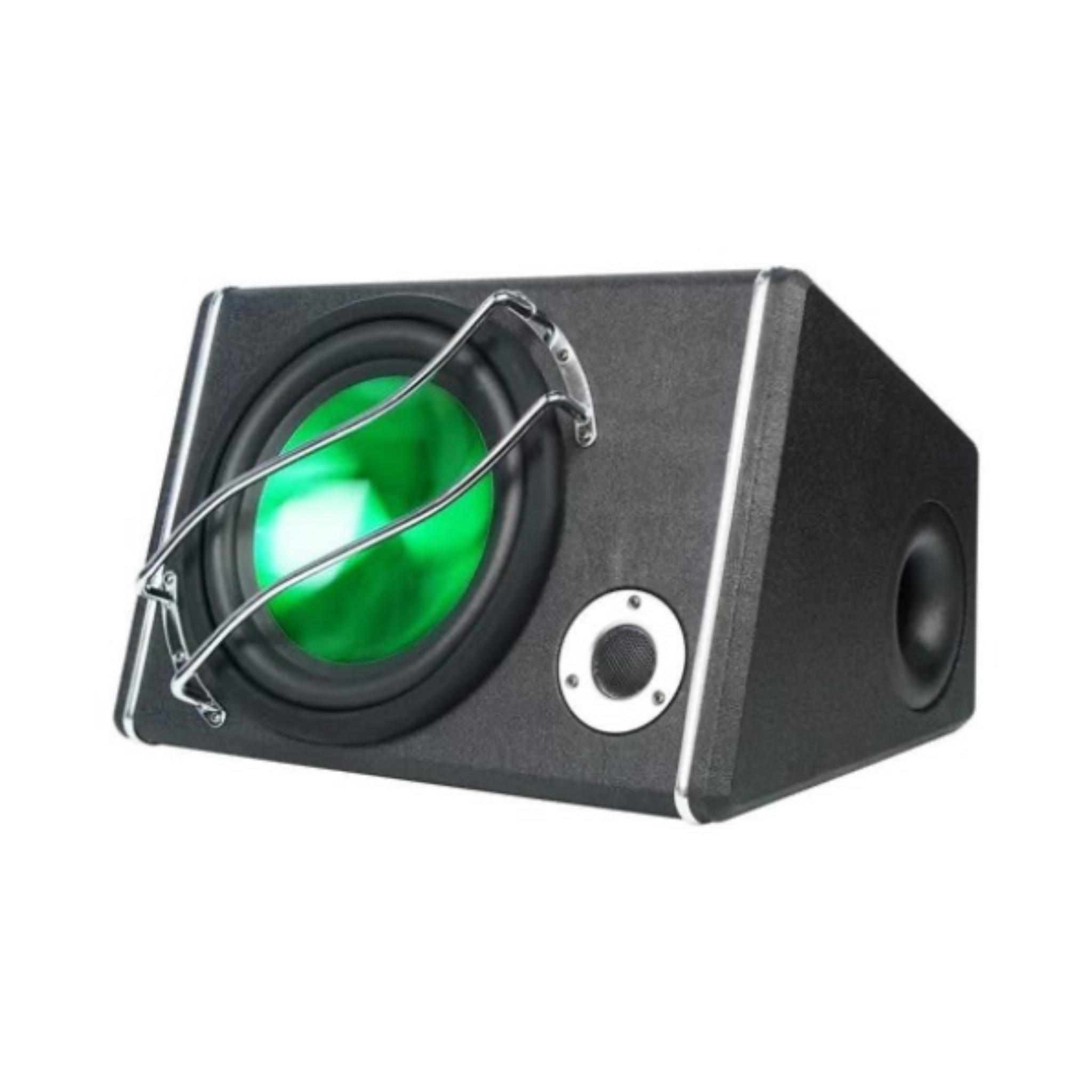 Car Subwoofer and Amp Package – Built-in Amplifier, 10 Inch Subwoofer with Passive Radiator, Remote Subwoofer Control