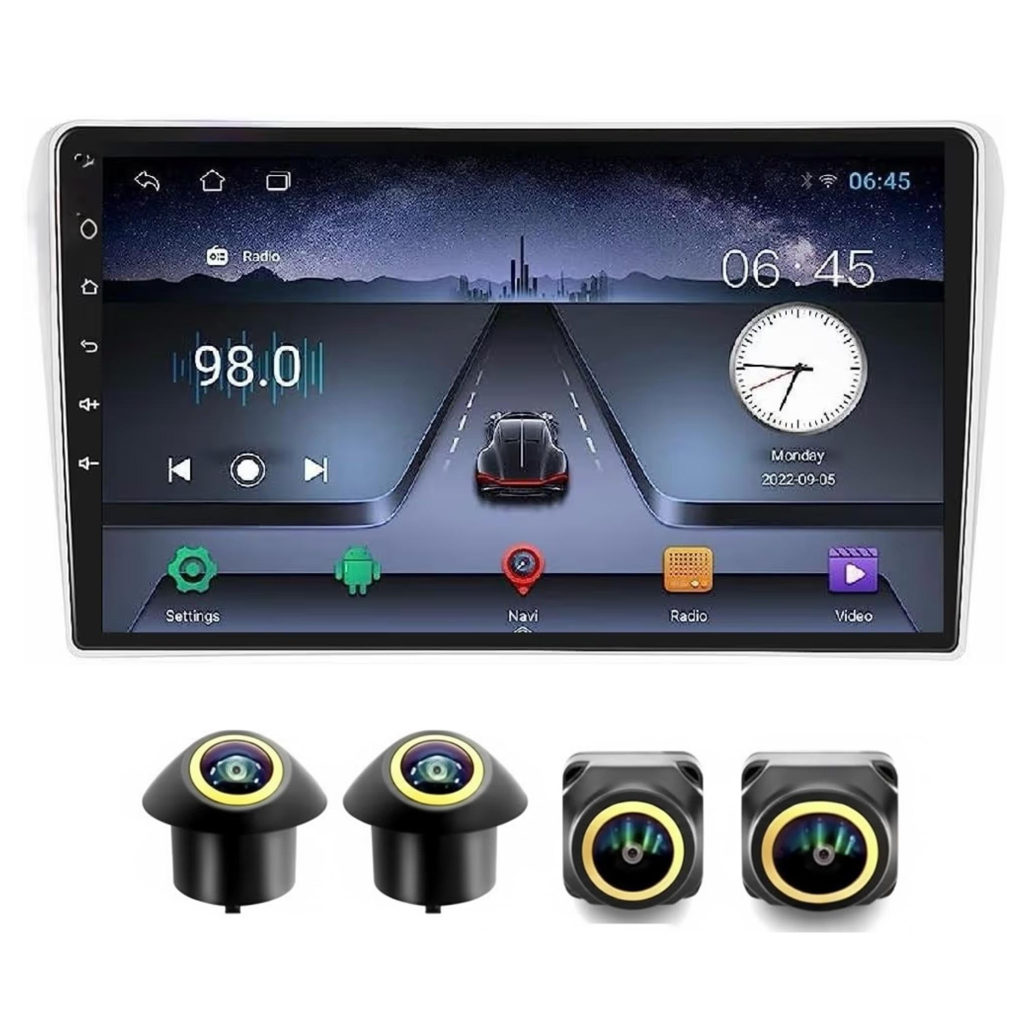 Android Car Stereo for Toyota Avensis 2003-2009 9 Inch IPS.QLED Touch Screen with AHD Camera Included - Image 2