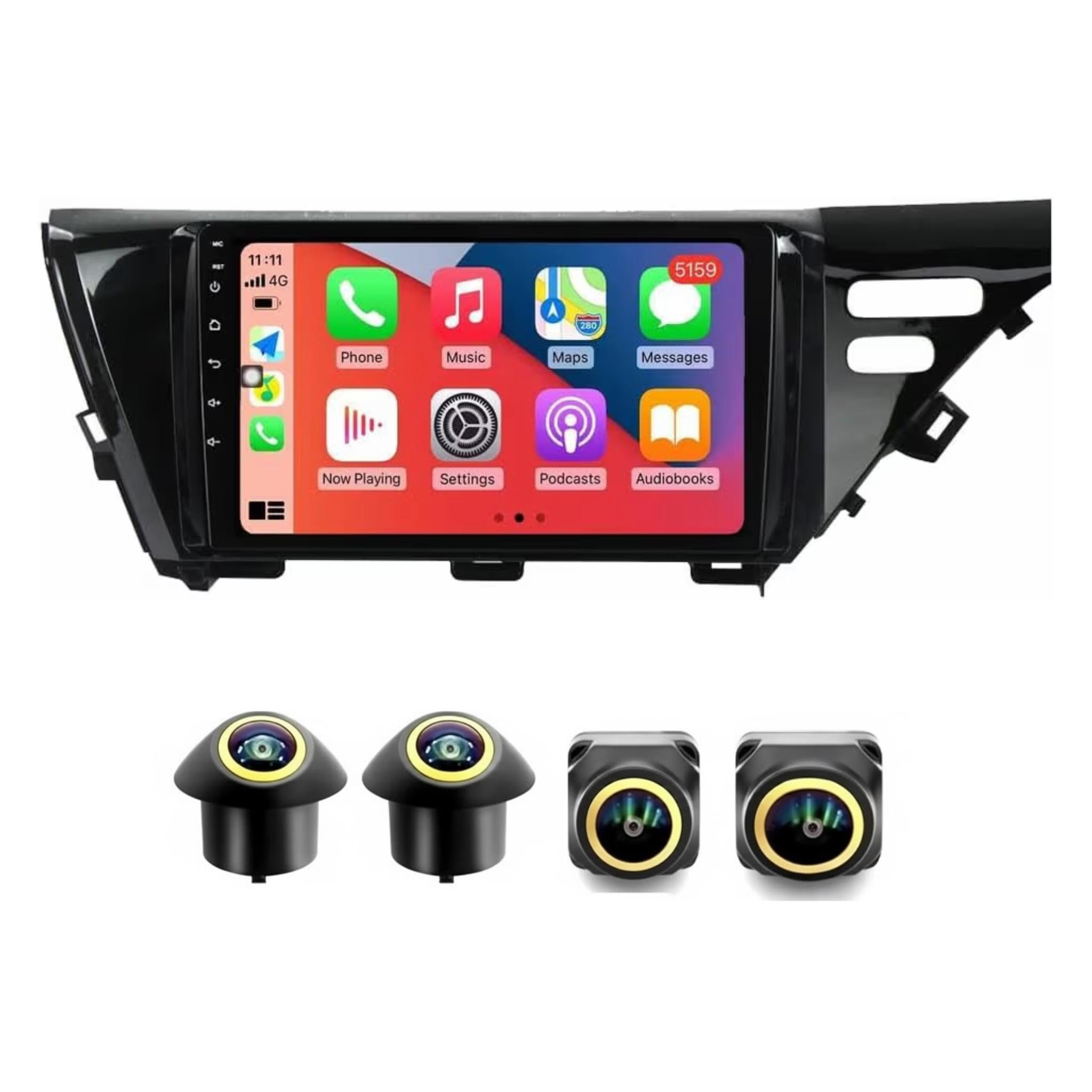 Android Car Stereo for Toyota Camry 8 XV 70 2017-2020 9 Inch IPS.QLED Touch Screen with AHD Camera Included - Image 2