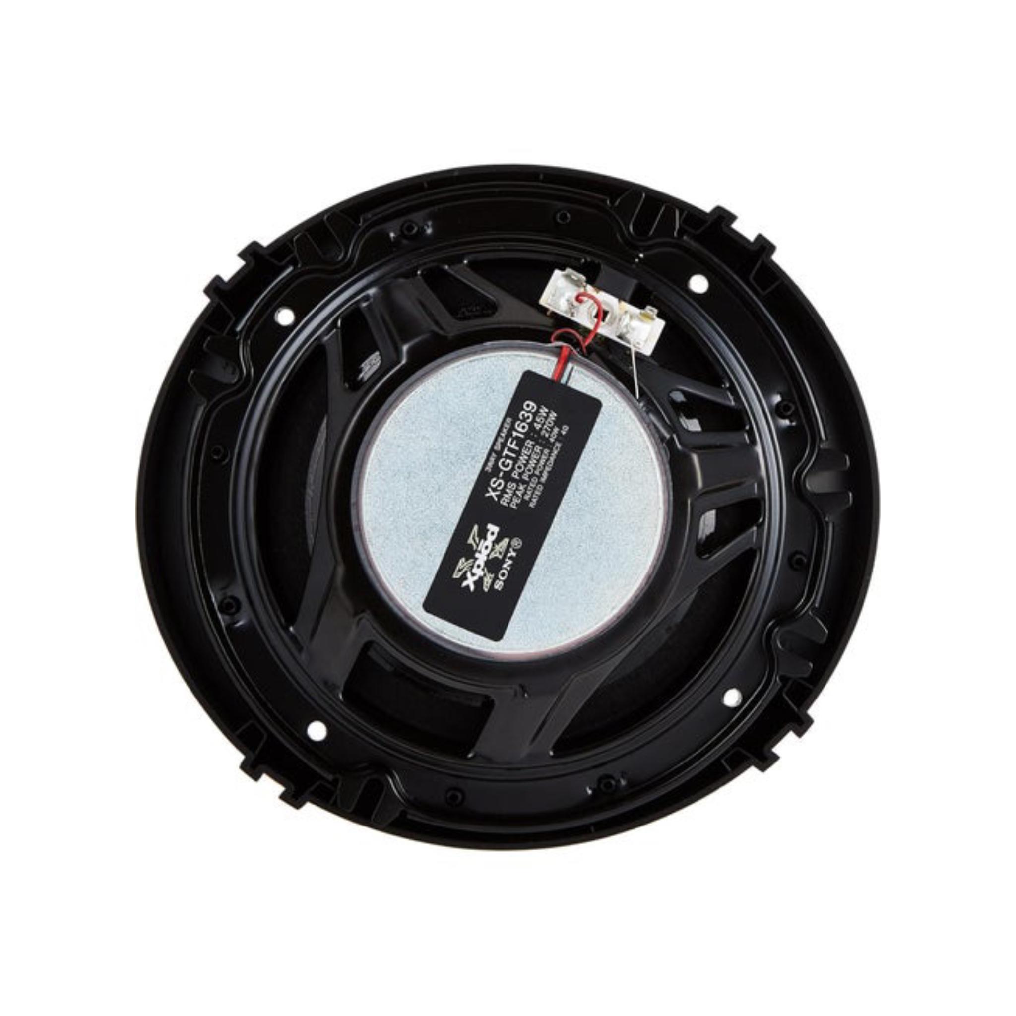 Sony XS-Gtf1639 270W (45W Rms), 6.5" (16 cm) 3-Way Car Speakers With Hop Acfm Cone Woofer, Car Speakers - Image 2