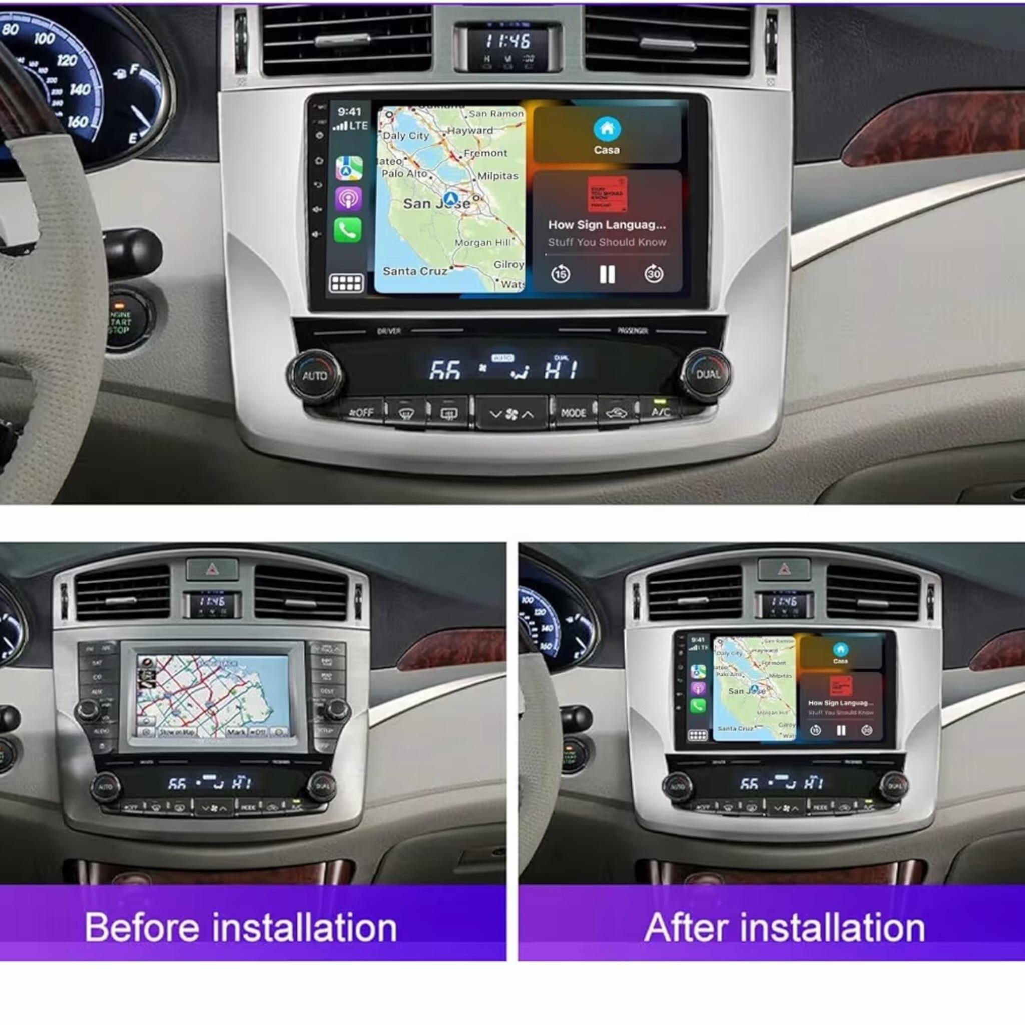 Android Car Stereo for Toyota Avalon 2011-2013 9 Inch IPS.QLED Touch Screen with AHD Camera Included - Image 3
