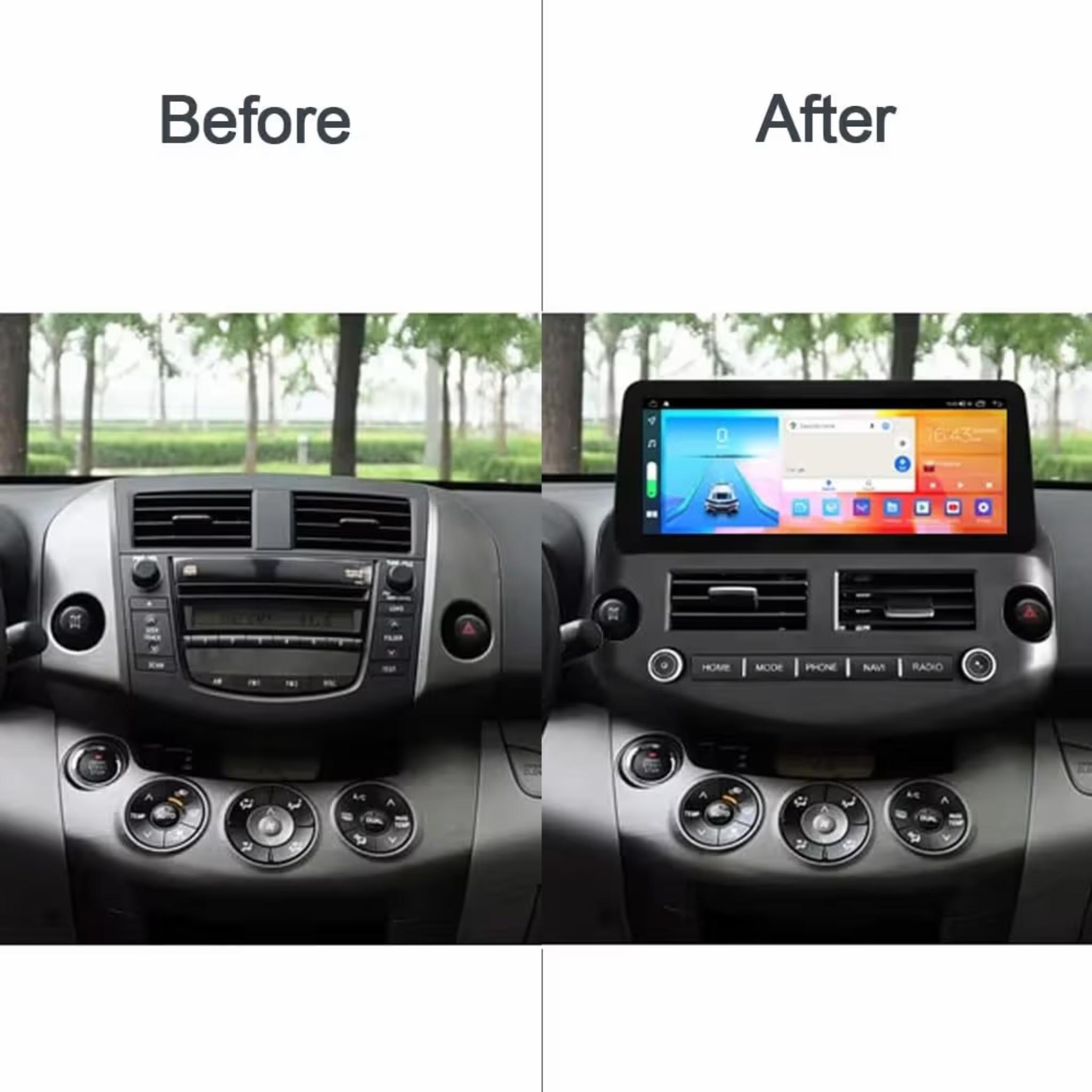 Android Car Stereo 12.3 Inch For Toyota RAV4 2007–2012 IPS.QLED Touch Screen with AHD Camera Included - Image 2
