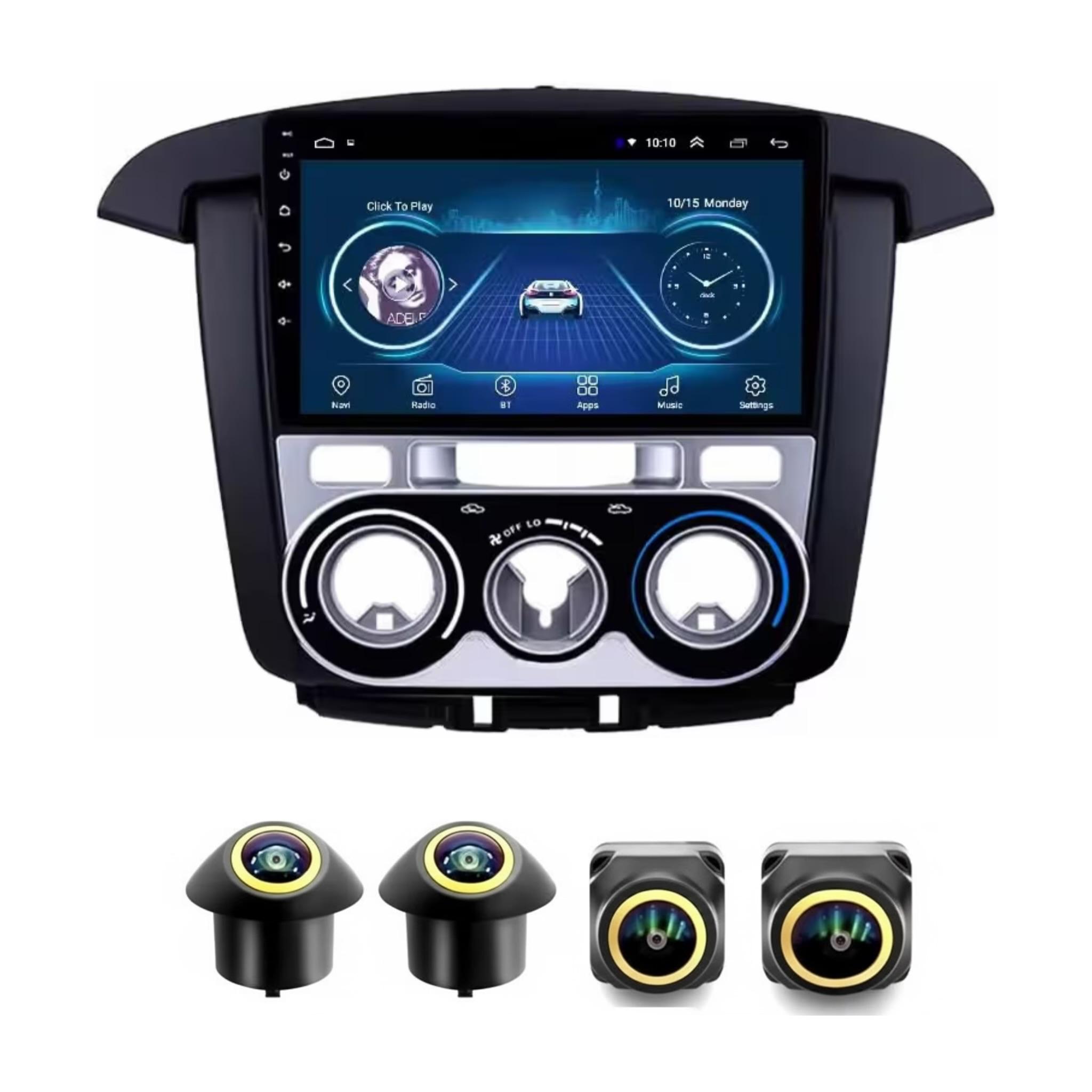 Android Car Stereo for Toyota Innova 2007-2011 Manual AC 9 Inch IPS.QLED Touch Screen with AHD Camera Included - Image 3