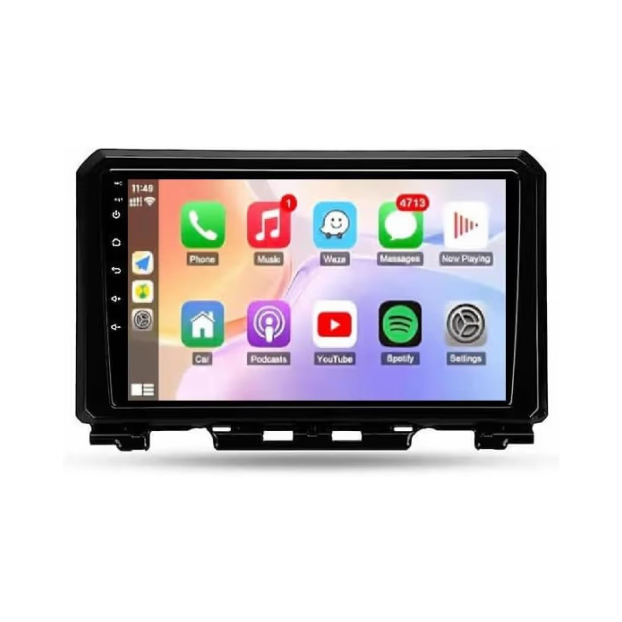 Android Car Stereo for Suzuki Jimny 2018-2024 9 Inch IPS.QLED Touch Screen with AHD Camera Included