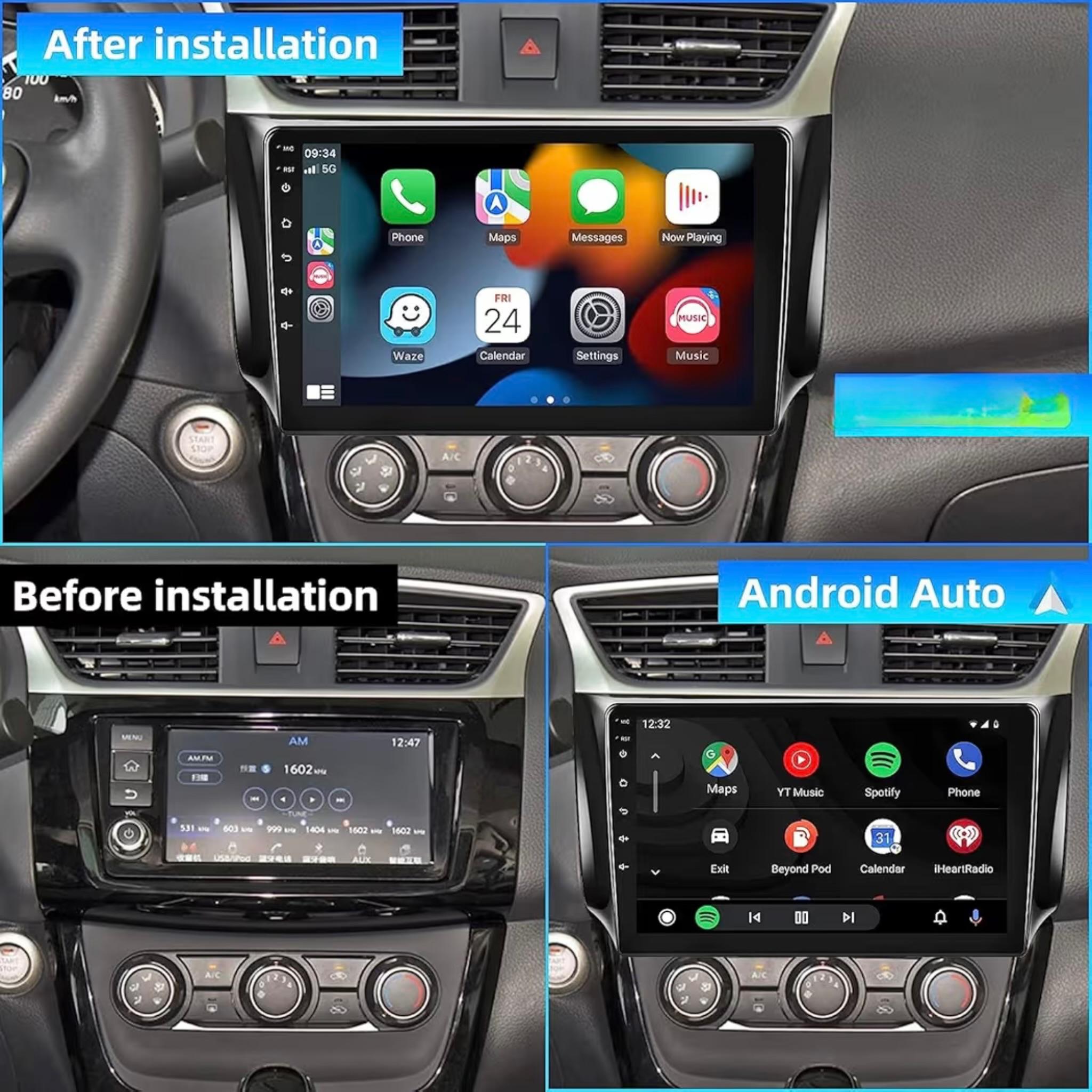 Android Car Stereo for Nissan Sentra 2013-2017 10 Inch IPS.QLED Touch Screen with AHD Camera Included - Image 3