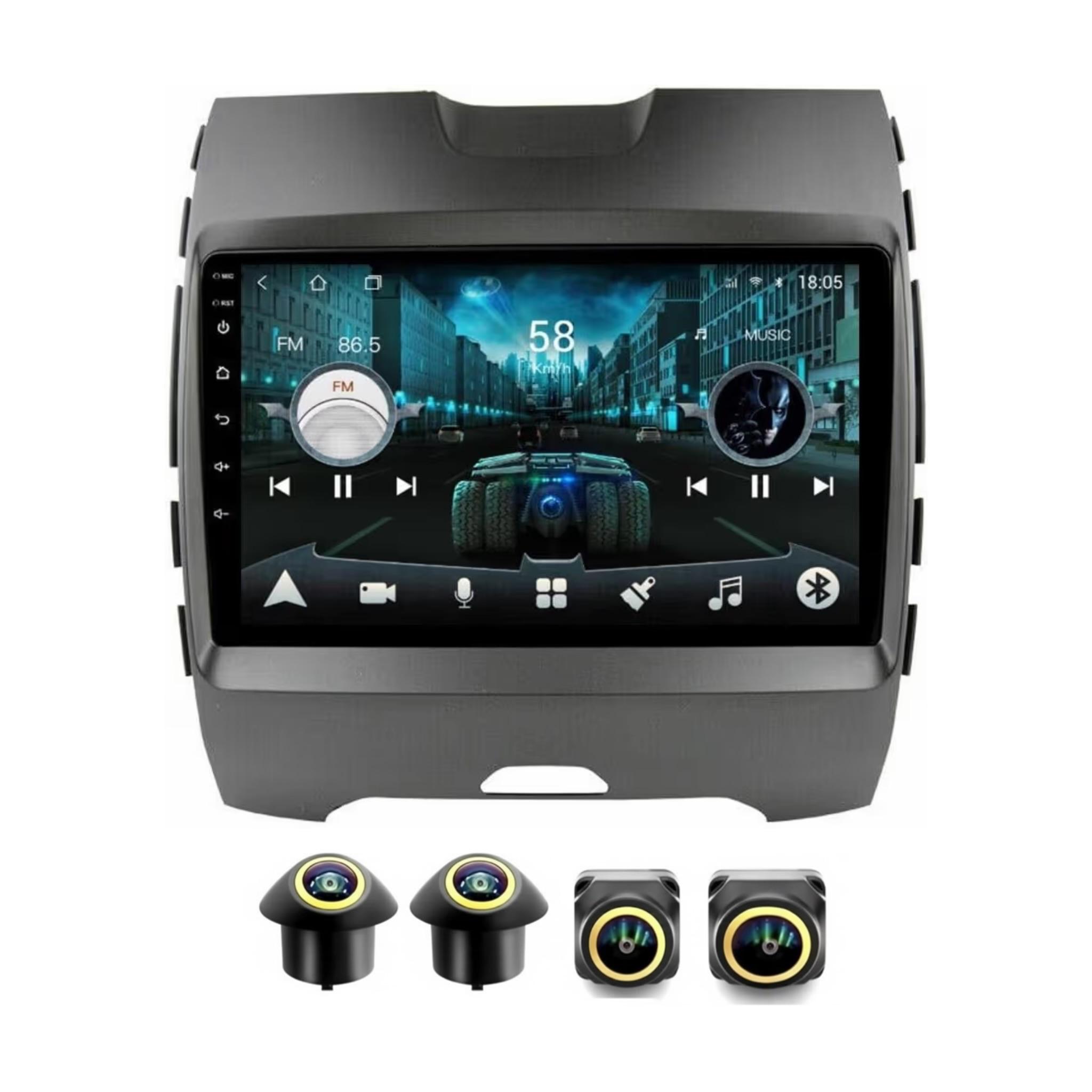 Android Car Stereo for Ford Edge 2015-2018 9 Inch IPS.QLED Touch Screen with AHD Camera Included - Image 2