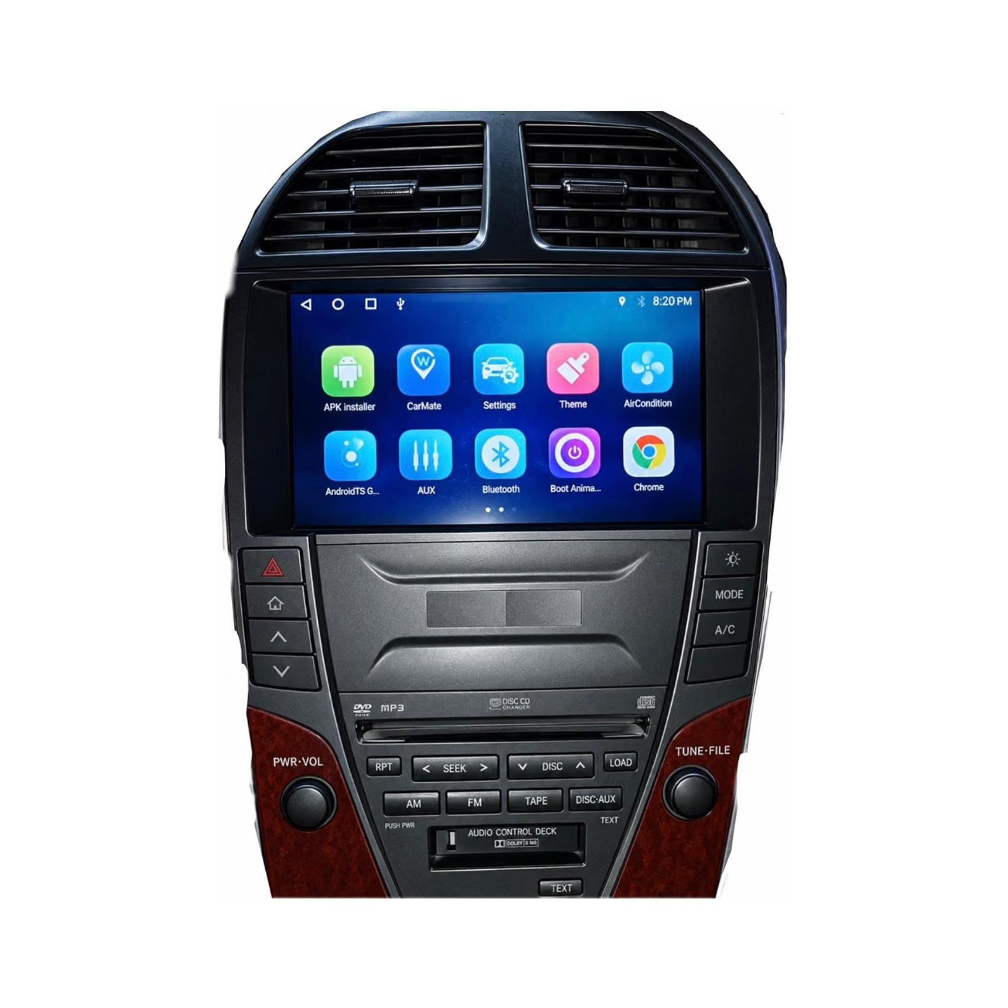 Android Car Stereo for LEXUS ES350 2006-2012 9 Inch MirrorLink WiFi BT, IPS Touch Screen with Camera Included