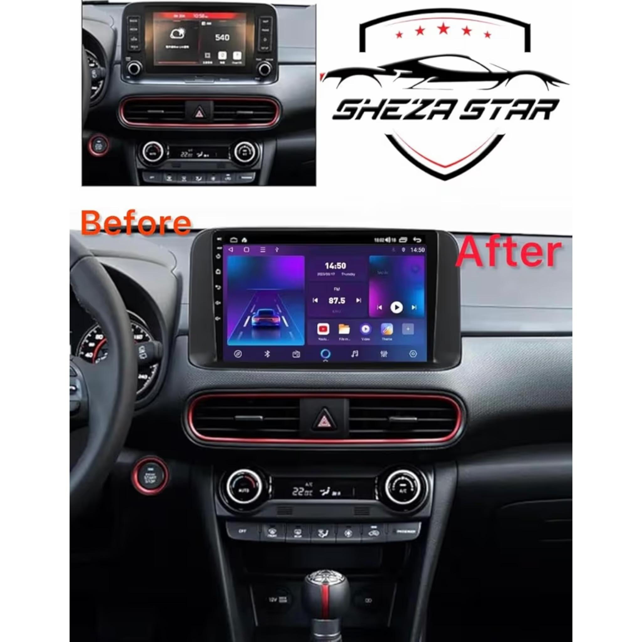Android Car Stereo for Hyundai Kona Encino 2017-2019 9 Inch IPS.QLED Touch Screen with AHD Camera Included - Image 3
