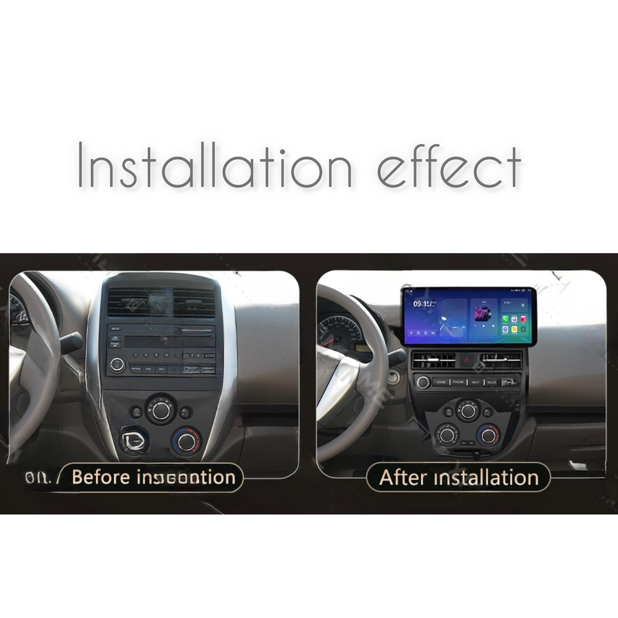 Android Car Stereo 12.3 Inch For Nissan Sunny 2019 IPS.QLED Touch Screen with AHD Camera Included - Image 2