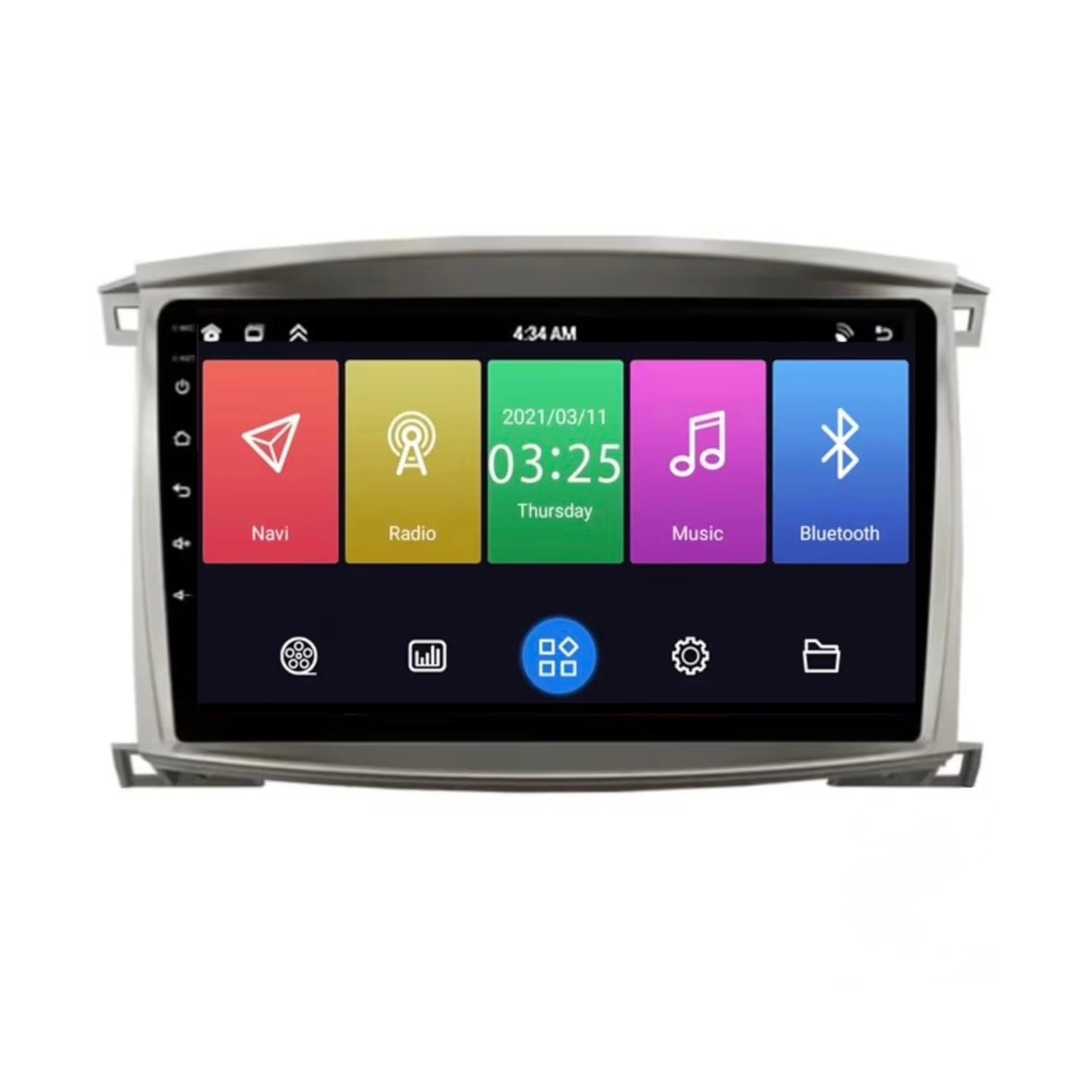 Android Car Stereo for Lexus LX 470 J100 2 Land Cruiser VXR LC100 2003-2007 10 Inch IPS.QLED Touch Screen with AHD Camera Included