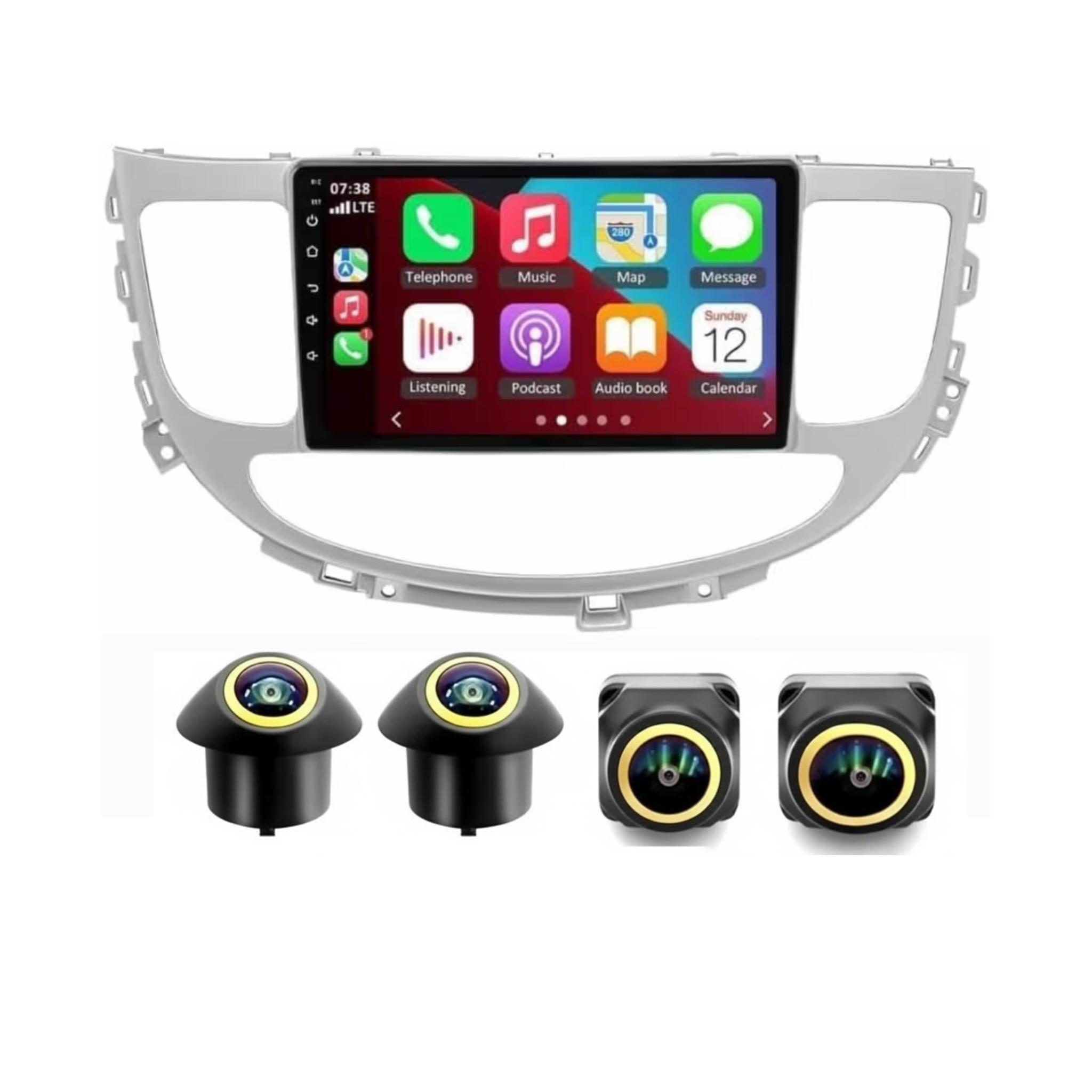 Android Car Stereo for Hyundai Genesis 2008-2013 9 Inch IPS.QLED Touch Screen with AHD Camera Included - Image 2