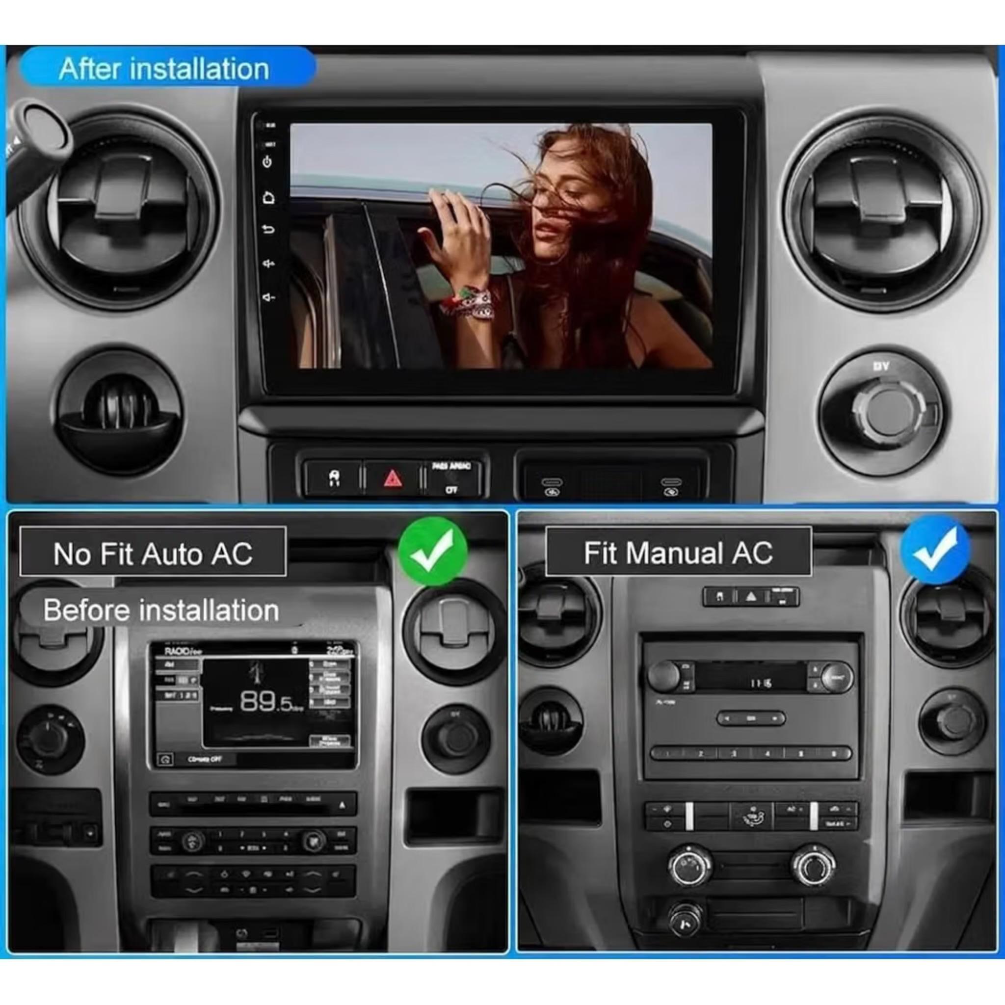 Android Car Stereo for Ford F-150 2009-2012 9 Inch MirrorLink WiFi BT, IPS Touch Screen with Camera Included - Image 3