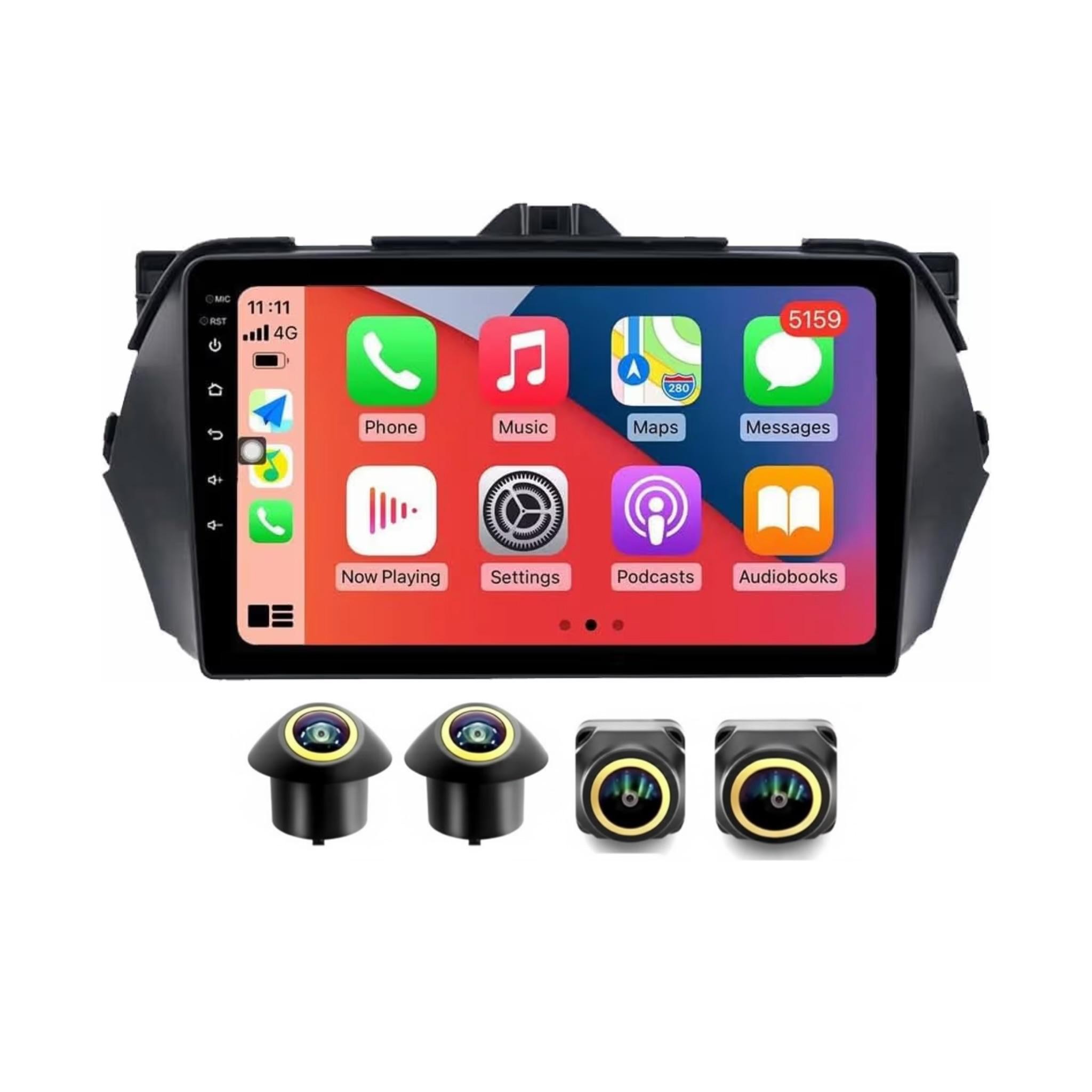 Android Car Stereo for Suzuki Ciaz 2014-2019 9 Inch IPS.QLED Touch Screen with AHD Camera Included - Image 2