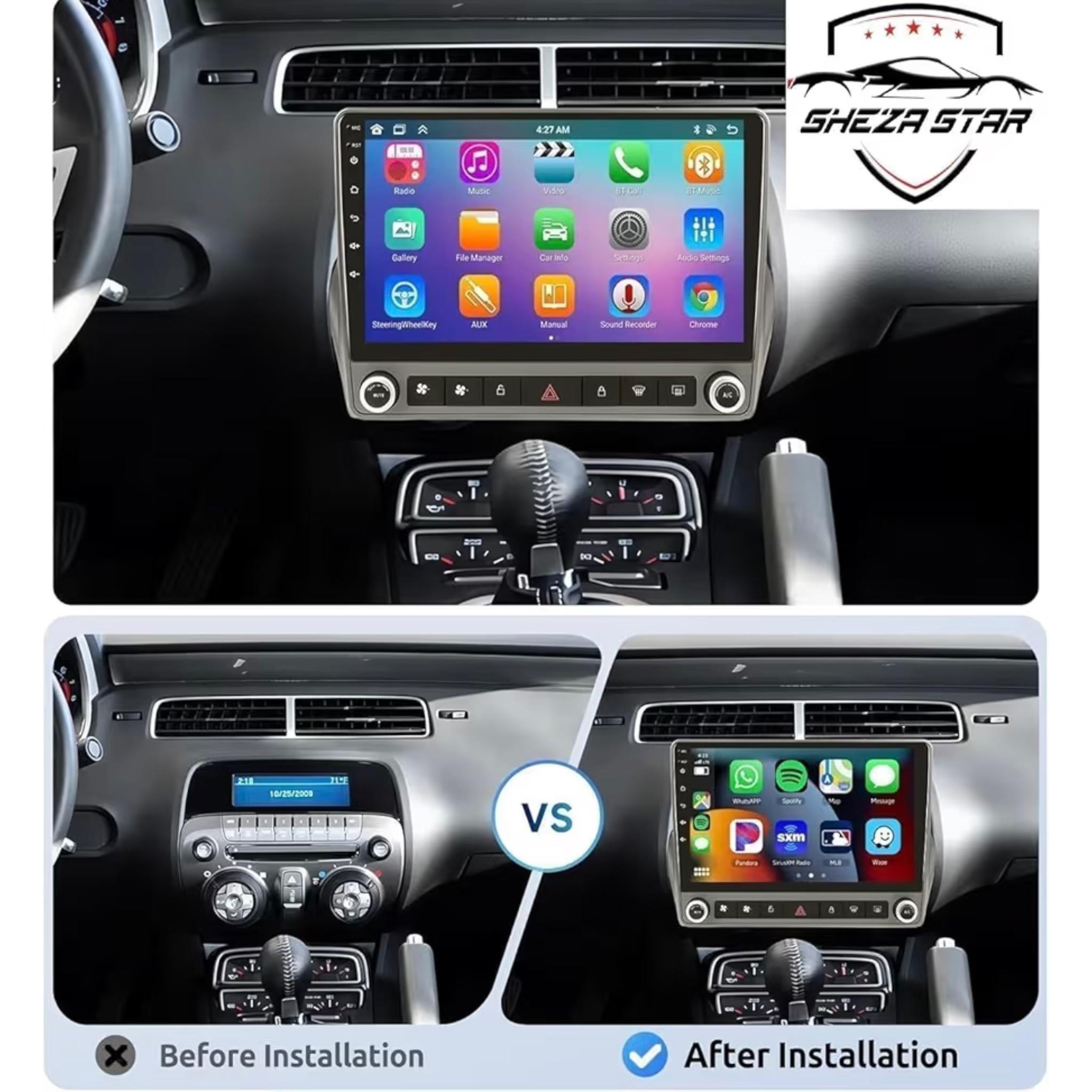 Android Car Stereo for Chevrolet Chevy Camaro 2010-2015 9 Inch IPS.QLED Touch Screen with AHD Camera Included - Image 3