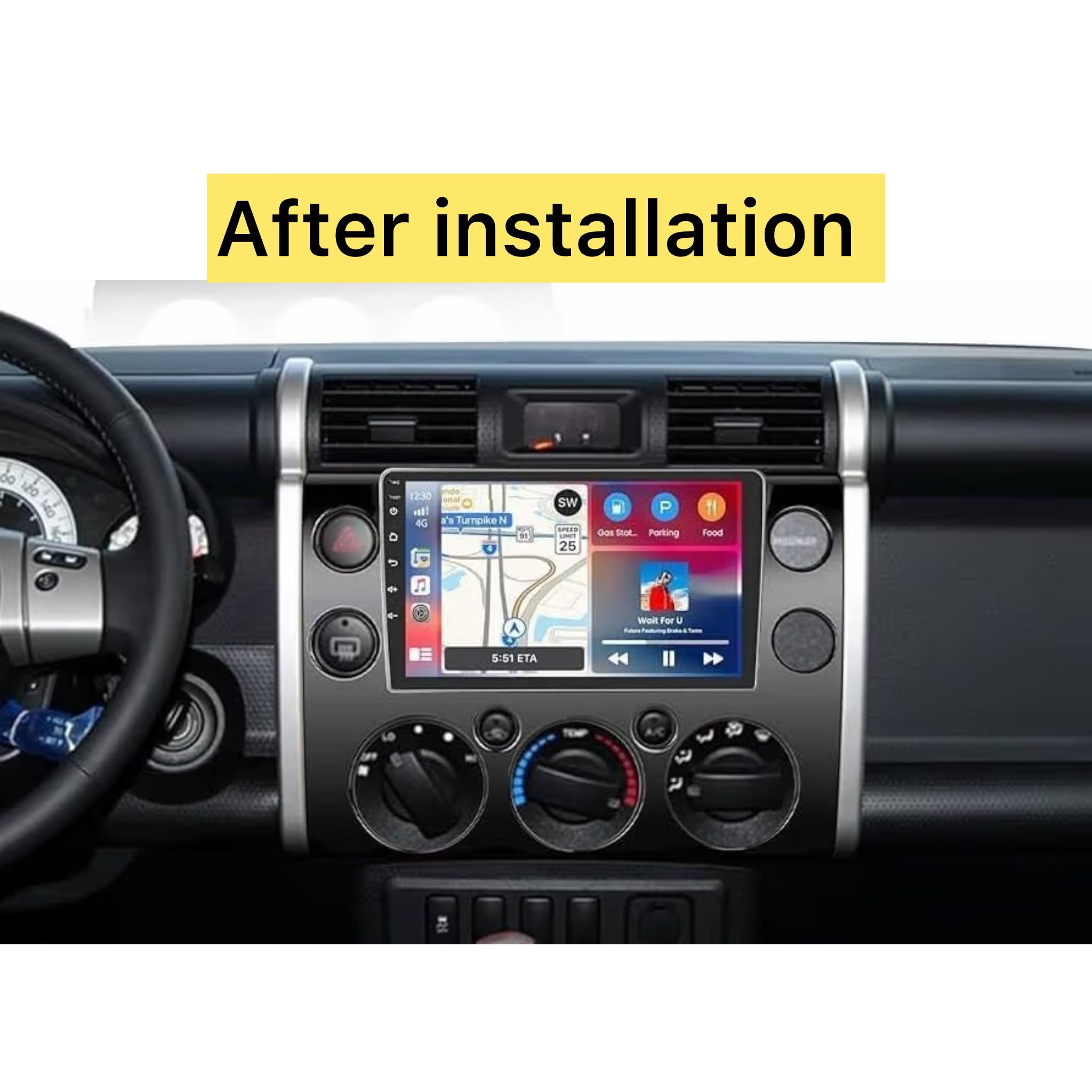 Android Car Stereo for Toyota FJ Cruiser 2006-2020 9 Inch IPS.QLED Touch Screen with AHD Camera Included - Image 3