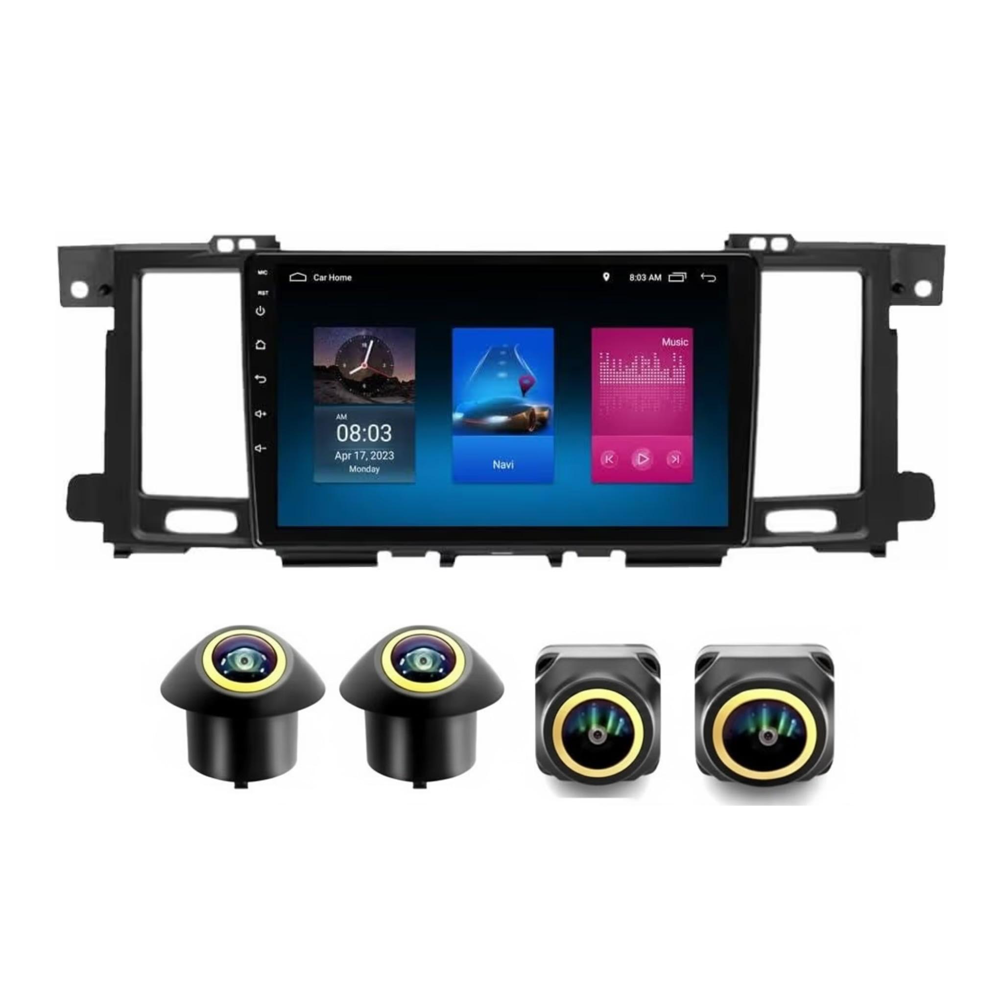 Android Car Stereo for Nissan Patrol 6 VI Y62 2010-2020 9 Inch IPS.QLED Touch Screen with AHD Camera Included - Image 2