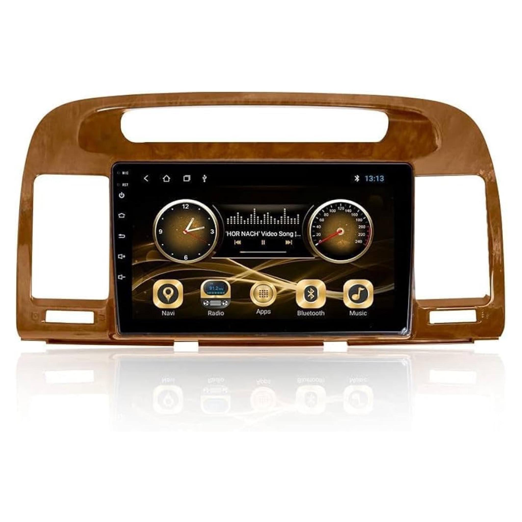 Android Car Stereo for Toyota Camry 2004-2006 10 Inch IPS.QLED Touch Screen with AHD Camera Included