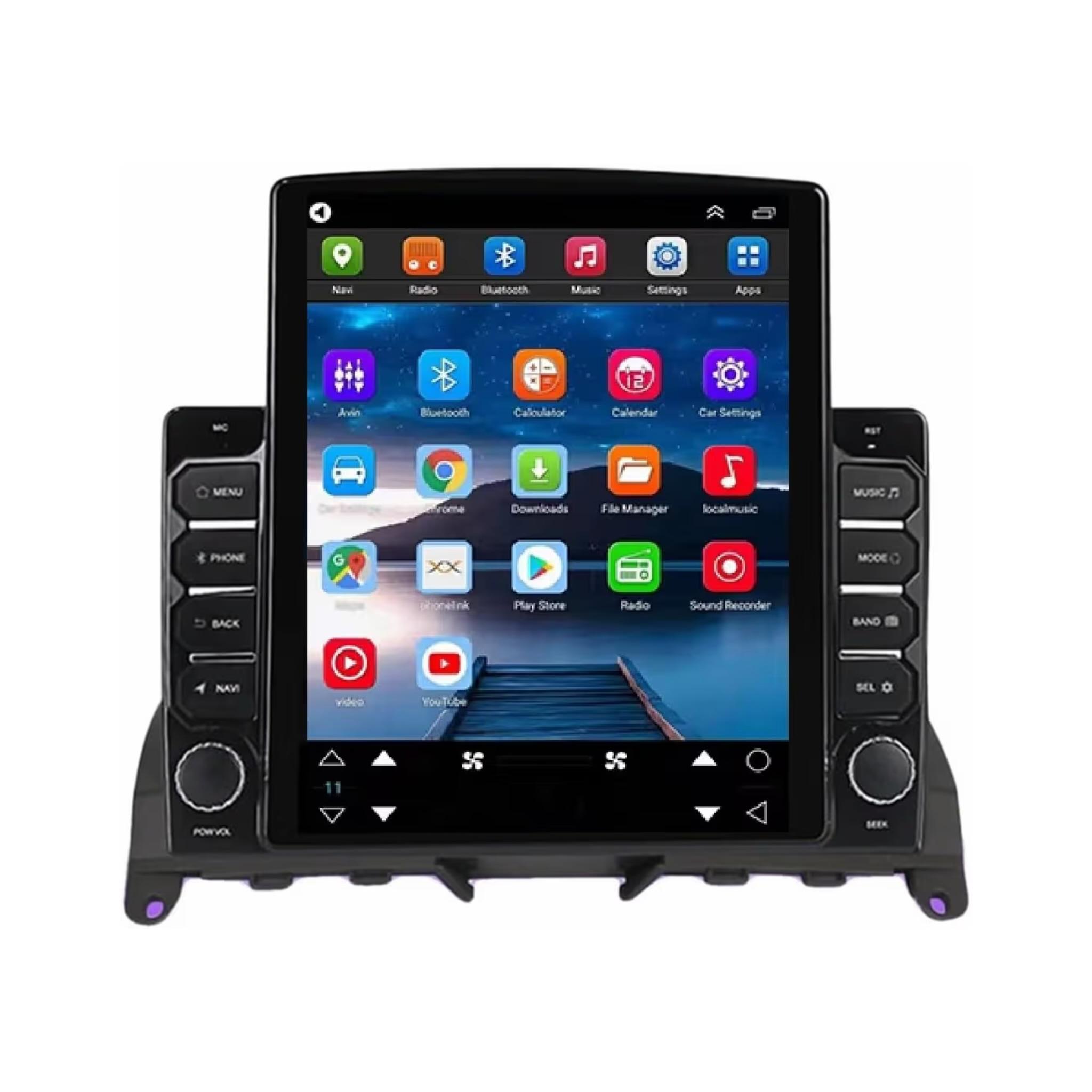 Android Tesla style Vertical Screen for Mercedes-Benz C Class W204 2008-2010 9.7 Inch IPS.QLED Touch Screen with AHD Camera Included