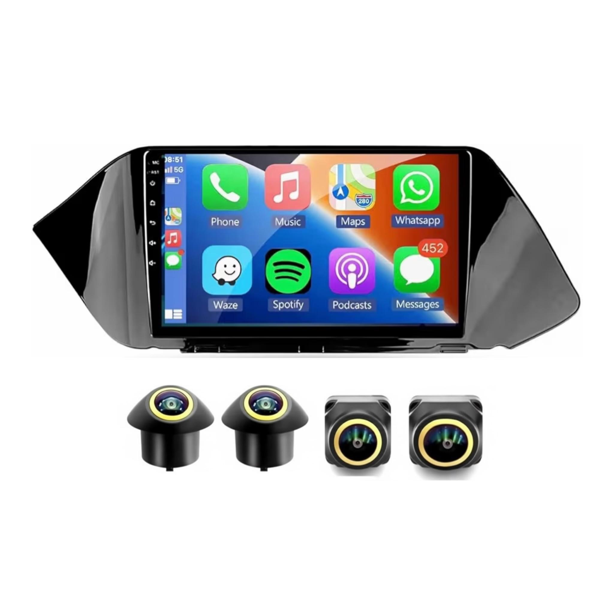 Android Car Stereo for Hyundai Sonata 2019-2023 10 Inch IPS.QLED Touch Screen with AHD Camera Included - Image 2