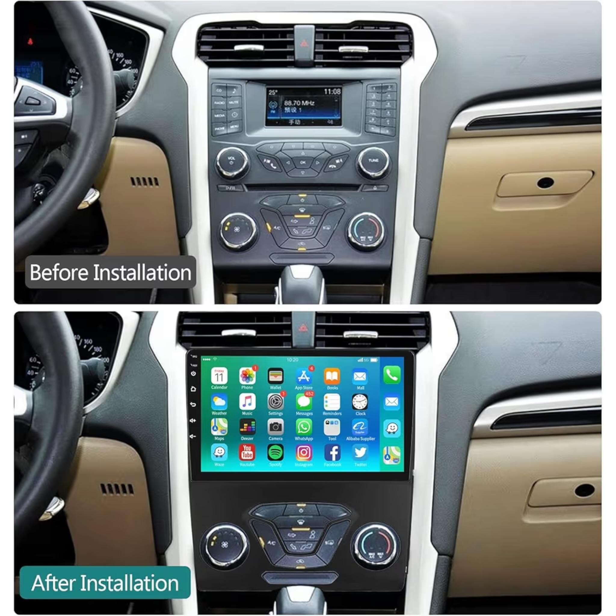 Android Car Stereo for Ford Fusion Mondeo 2013-2019 9 Inch IPS.QLED Touch Screen with AHD Camera Included - Image 3