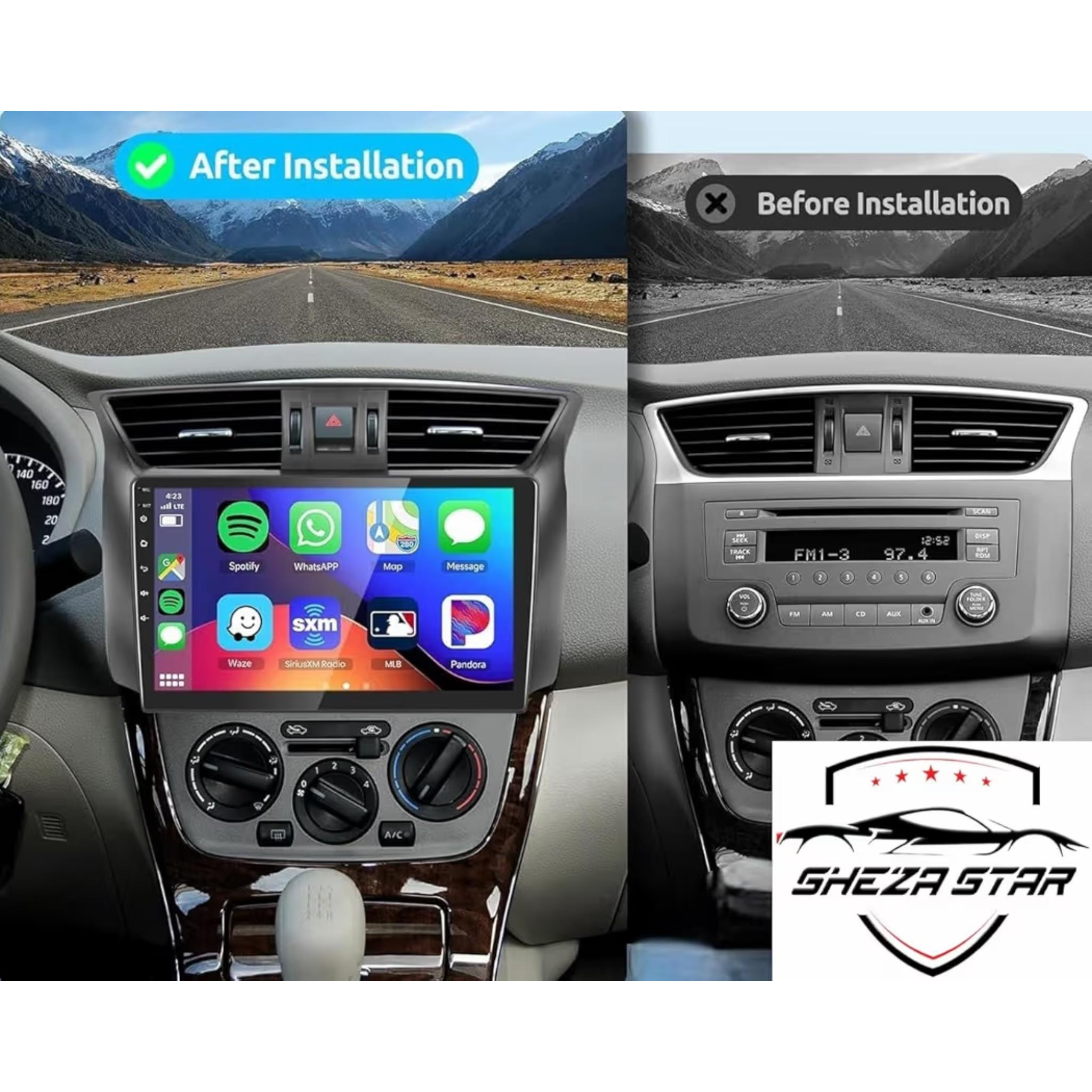 Android Car Stereo for Nissan Sentra 2012-2015 10 Inch IPS.QLED Touch Screen with AHD Camera Included - Image 3