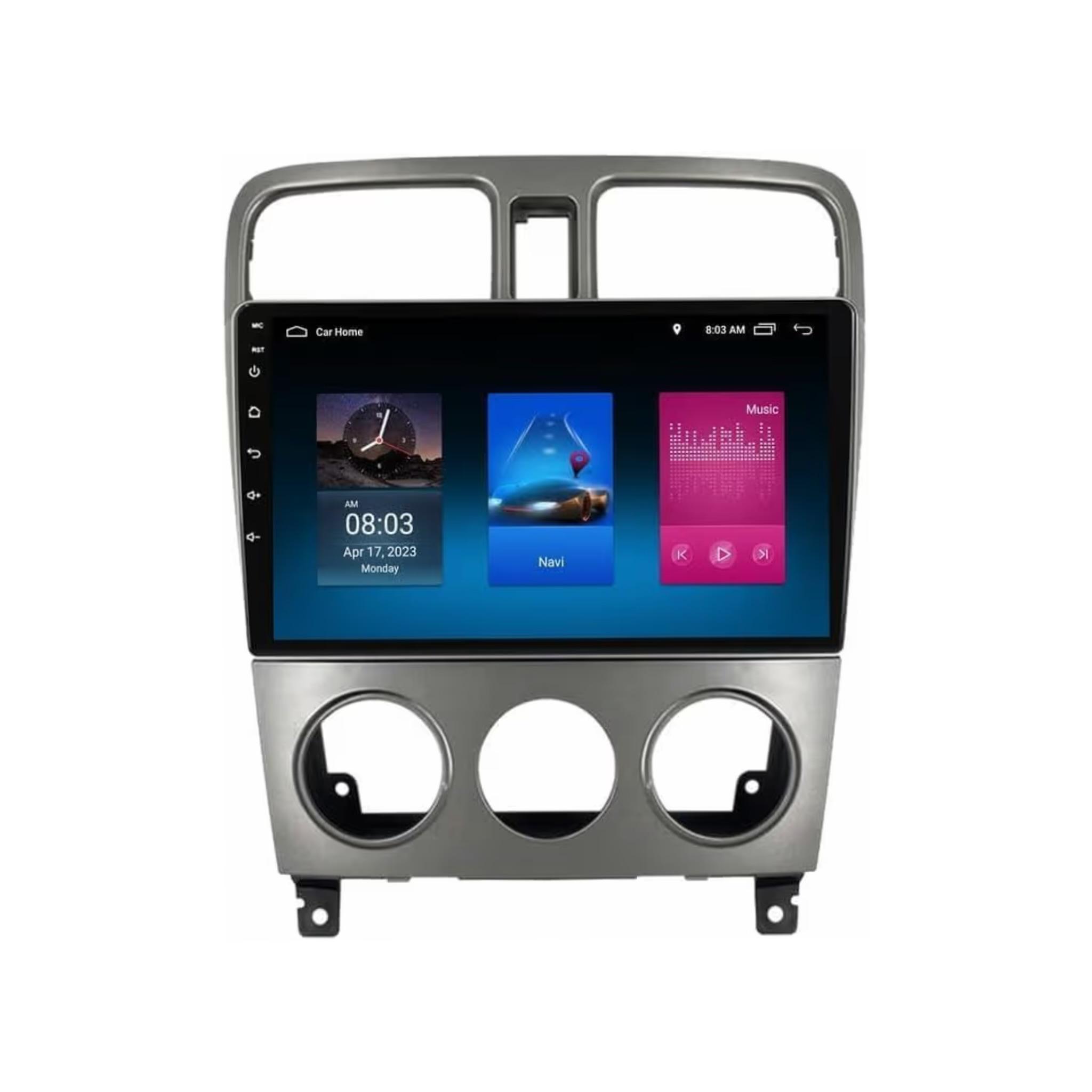 Android Car Stereo for Subaru Forester SG 2002-2008 9 Inch IPS.QLED Touch Screen with AHD Camera Included