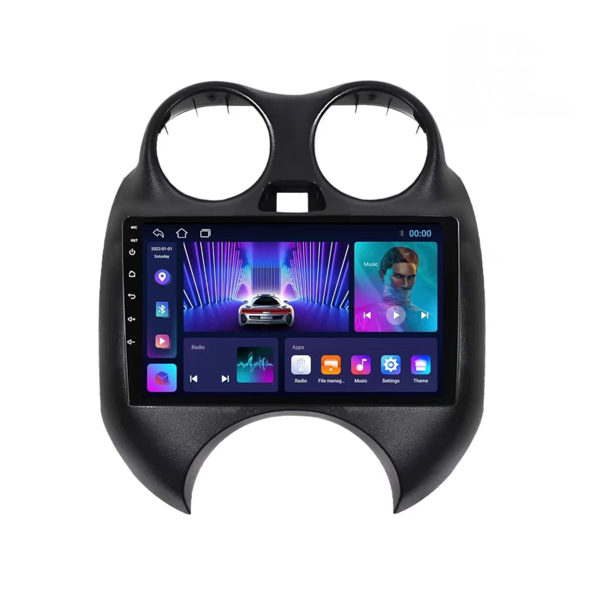 Android Car Stereo for Nissan Sunny/March/Micra 2010-2013 9 Inch IPS.QLED Touch Screen with AHD Camera Included