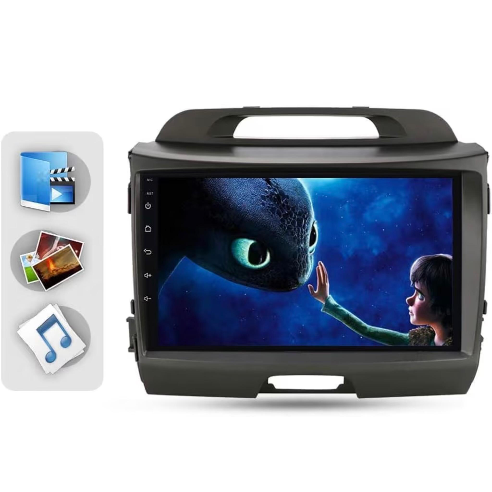 Android Car Stereo for Kia Sportage 2010-2016 9 Inch IPS.QLED Touch Screen with AHD Camera Included - Image 3