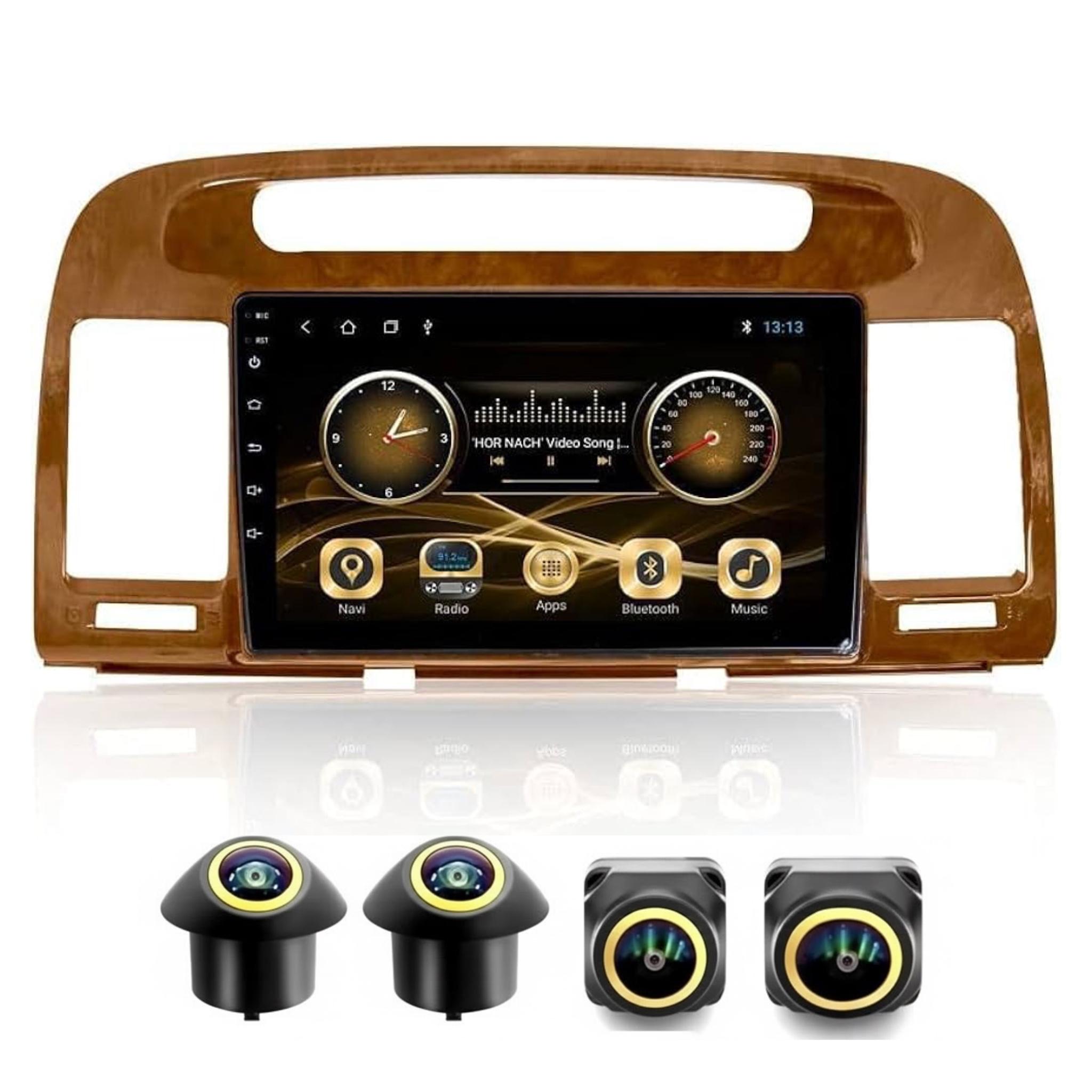 Android Car Stereo for Toyota Camry 2004-2006 10 Inch IPS.QLED Touch Screen with AHD Camera Included - Image 2