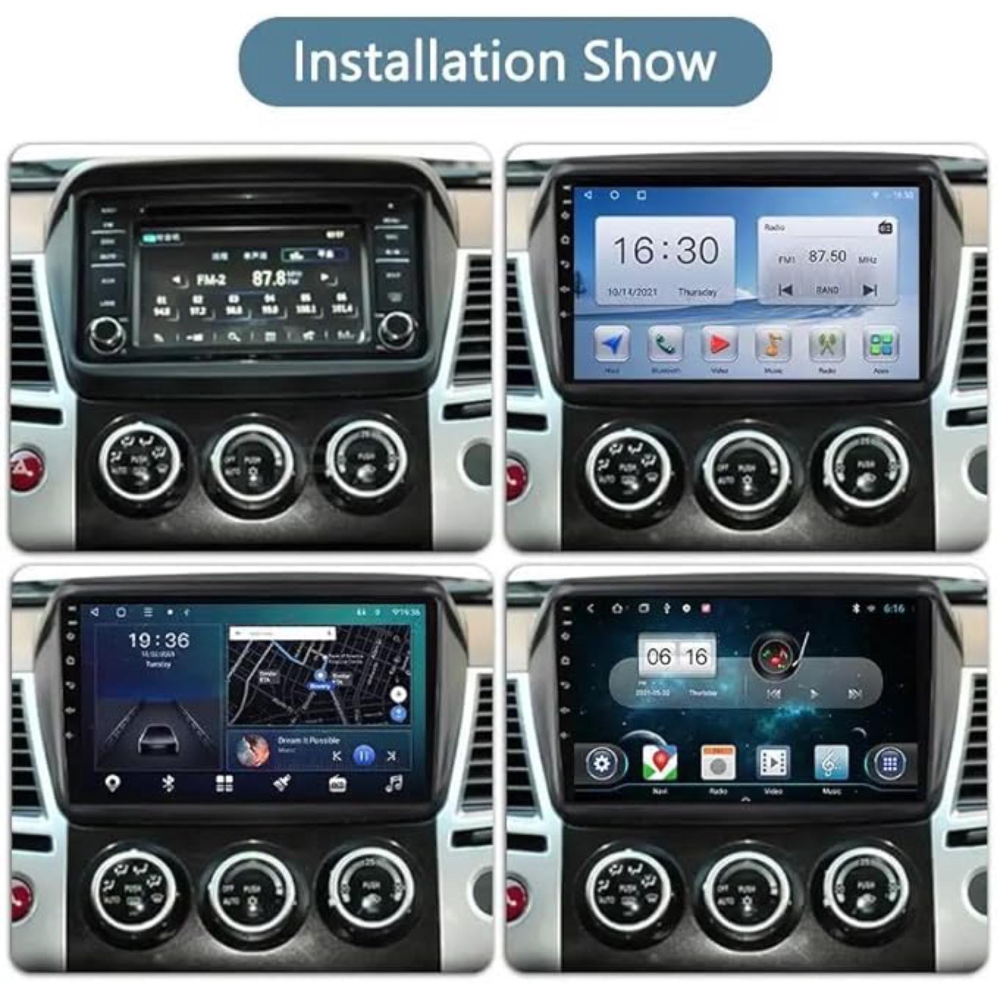 Android Car Stereo for Mitsubishi Pajero Sport L200 Triton 2008-2016 9 Inch IPS.QLED Touch Screen with AHD Camera Included - Image 3