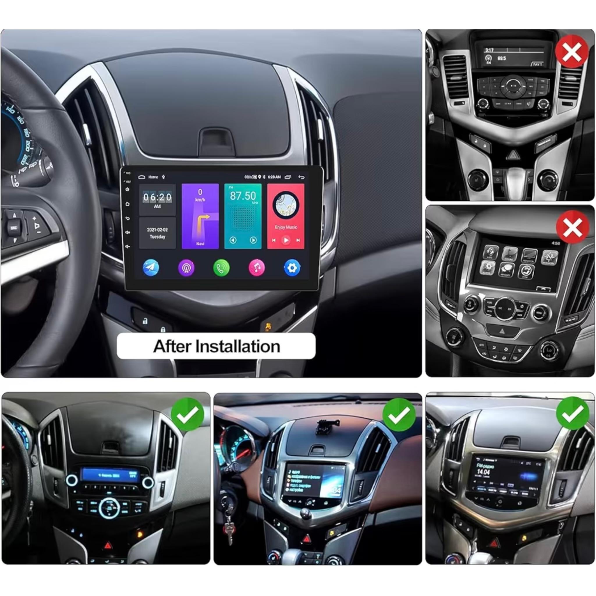 Android Car Stereo for Chevrolet Cruze 2012-2015 9 Inch IPS.QLED Touch Screen with AHD Camera Included - Image 3