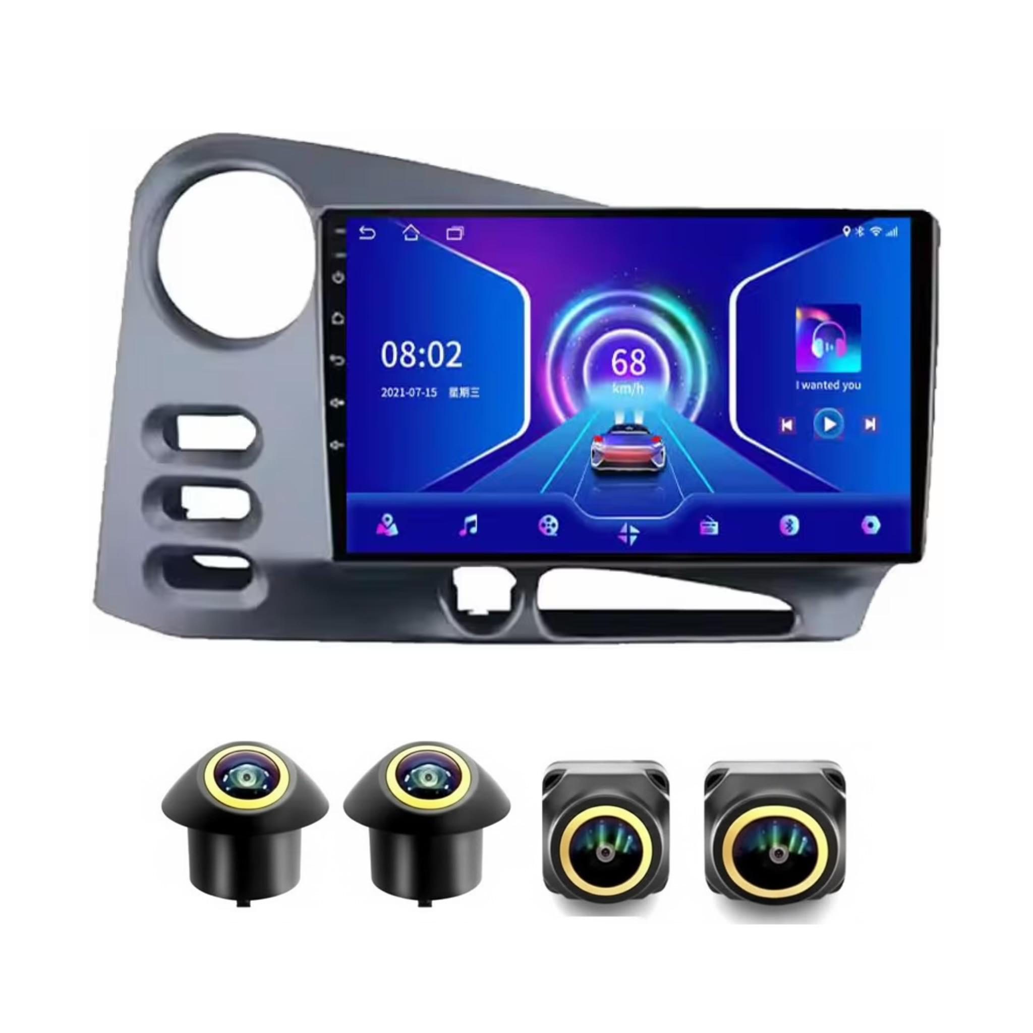 Android Car Stereo for Toyota Corolla Matrix E140 2003-2008 9 Inch IPS.QLED Touch Screen with AHD Camera Included - Image 2