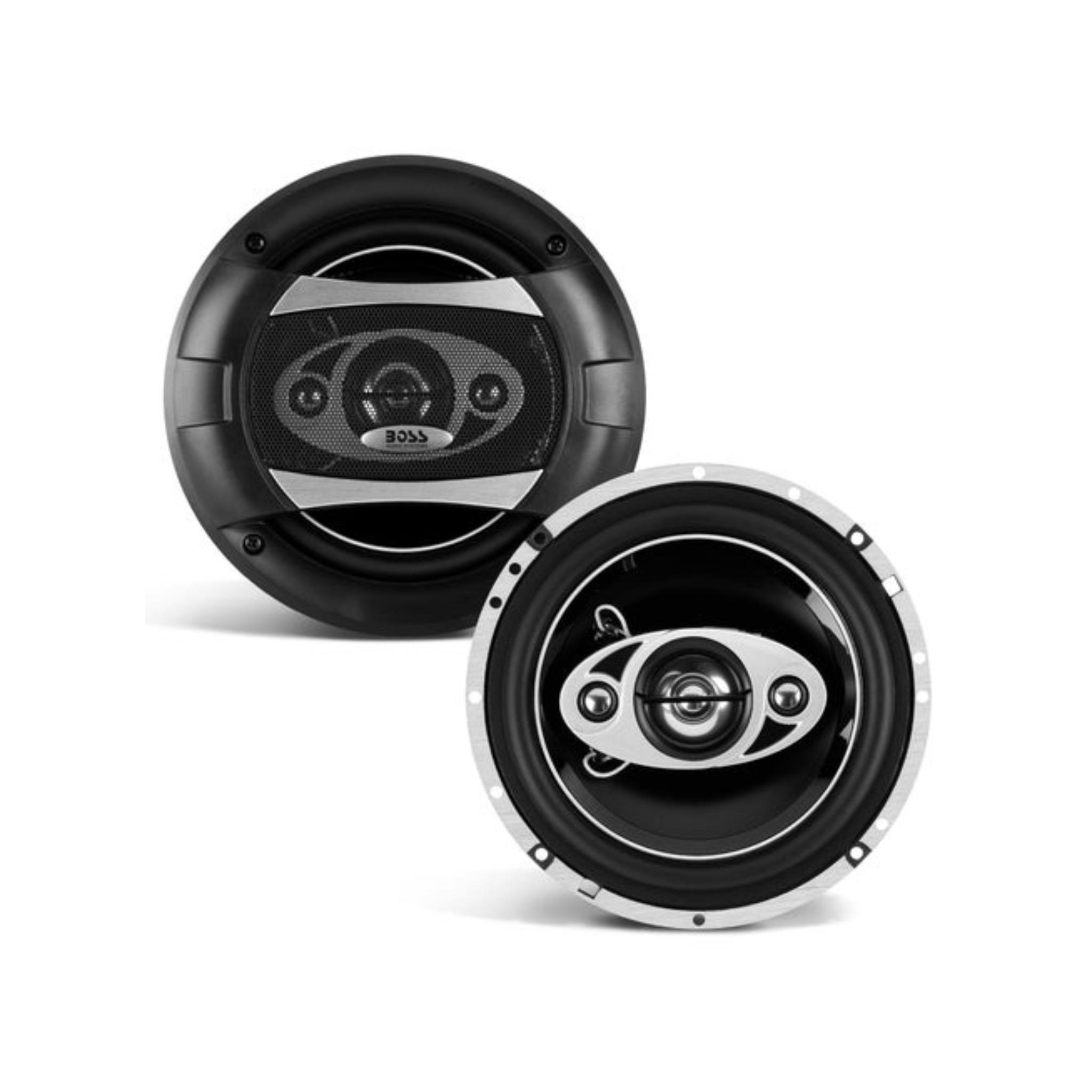 BOSS P65-4C Phantom Series 6.5 Car Door Speakers - 400 Watts Max, 4 Way, Full Range, Tweeters, Coaxial, Sold in Pairs