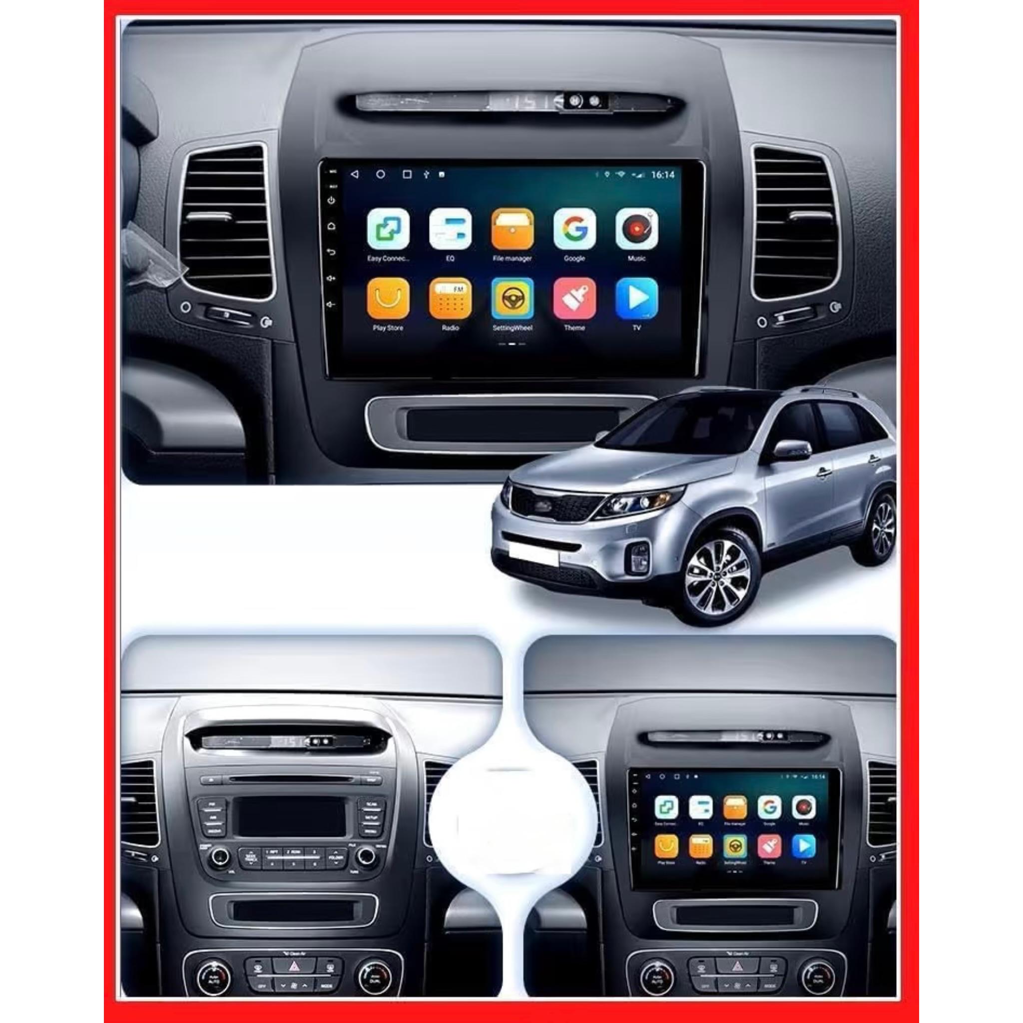 Android Car Stereo for Kia Sorento 2013-2015 9 Inch IPS.QLED Touch Screen with AHD Camera Included - Image 3
