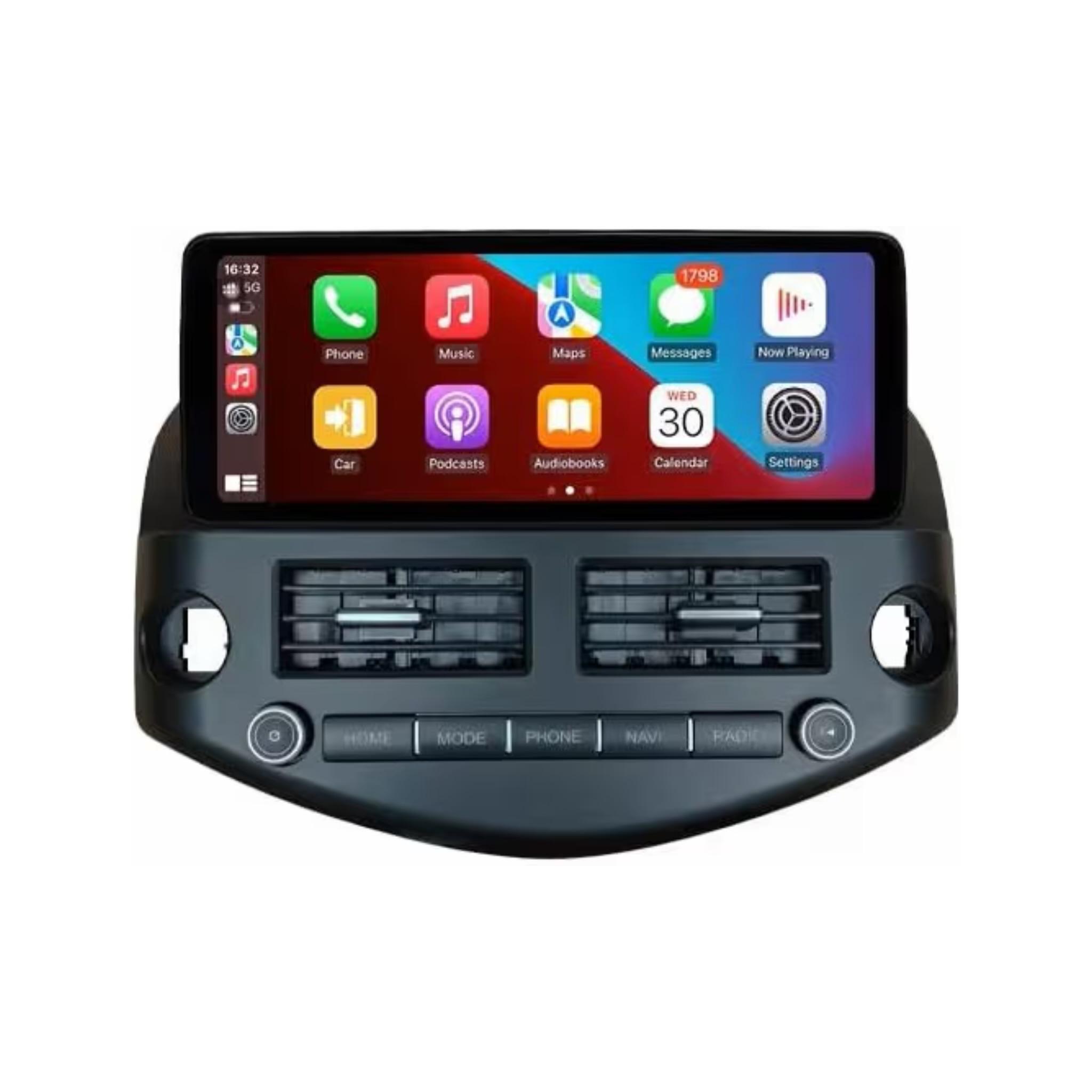 Android Car Stereo 12.3 Inch For Toyota RAV4 2007–2012 IPS.QLED Touch Screen with AHD Camera Included