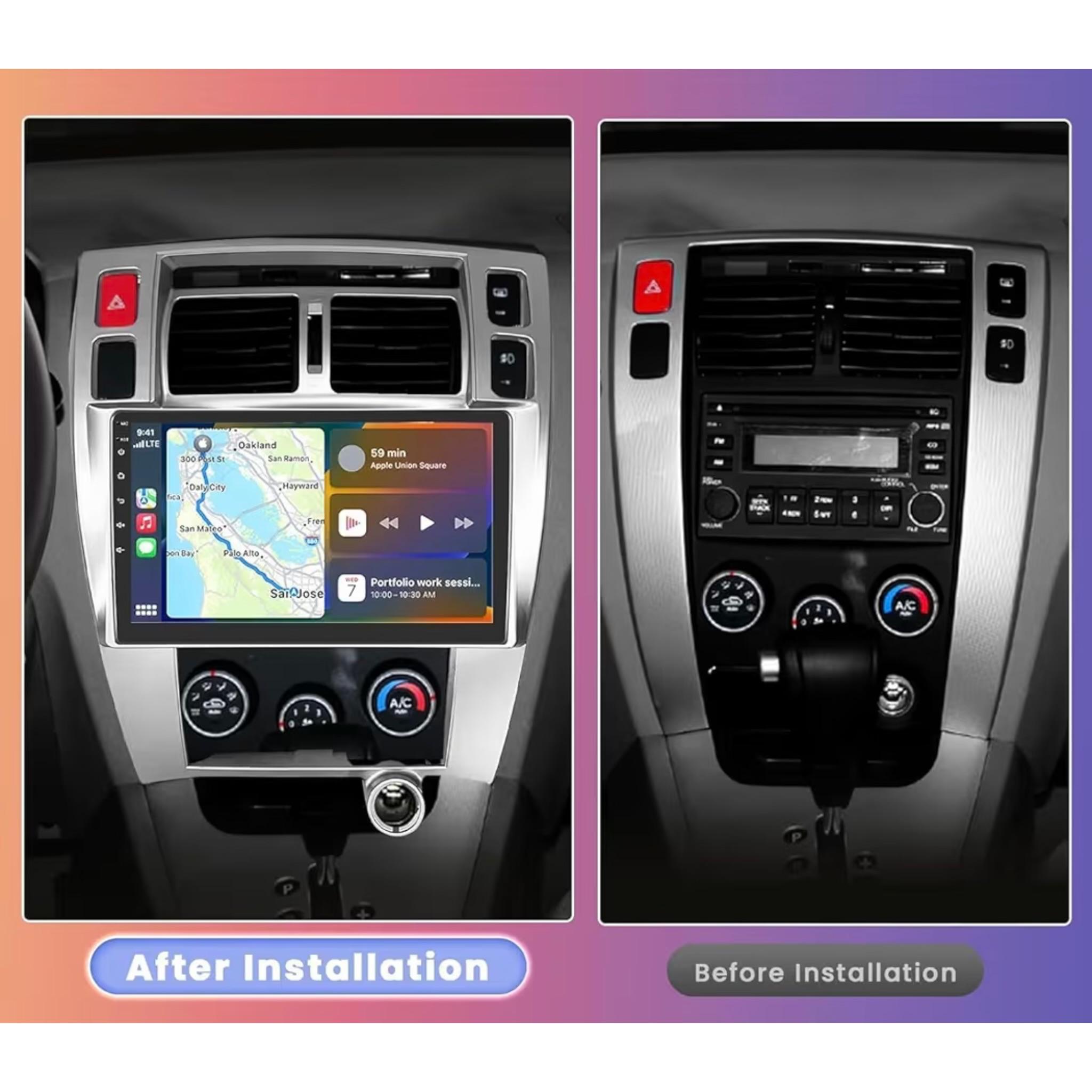 Android Car Stereo for Hyundai Tucson 2006-2009 10 Inch IPS.QLED Touch Screen with AHD Camera Included - Image 3