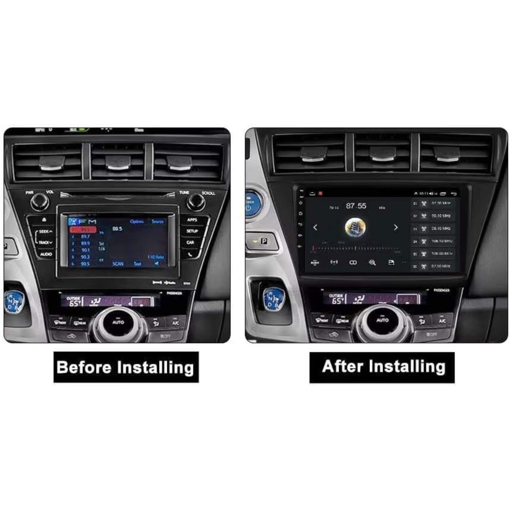 Android Car Stereo for Toyota Prius Plus V Alpha 2012-2017 9 Inch IPS.QLED Touch Screen with AHD Camera Included - Image 3