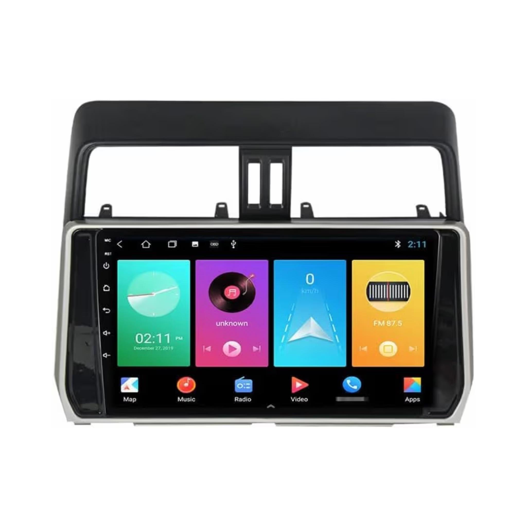 Android Car Stereo for Toyota Prado 2018-2022 10 Inch IPS.QLED Touch Screen with AHD Camera Included