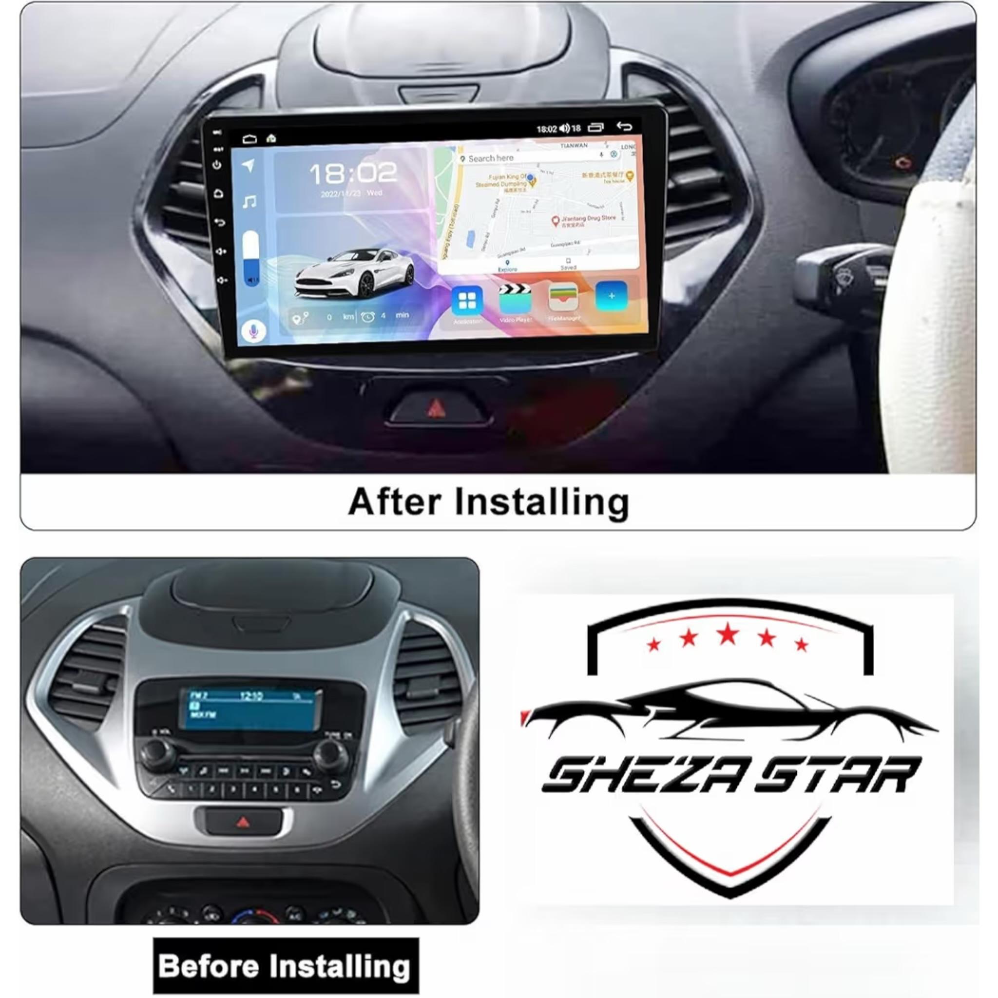 Android Car Stereo for Ford Figo 2015-2020 9 Inch IPS.QLED Touch Screen with AHD Camera Included - Image 3